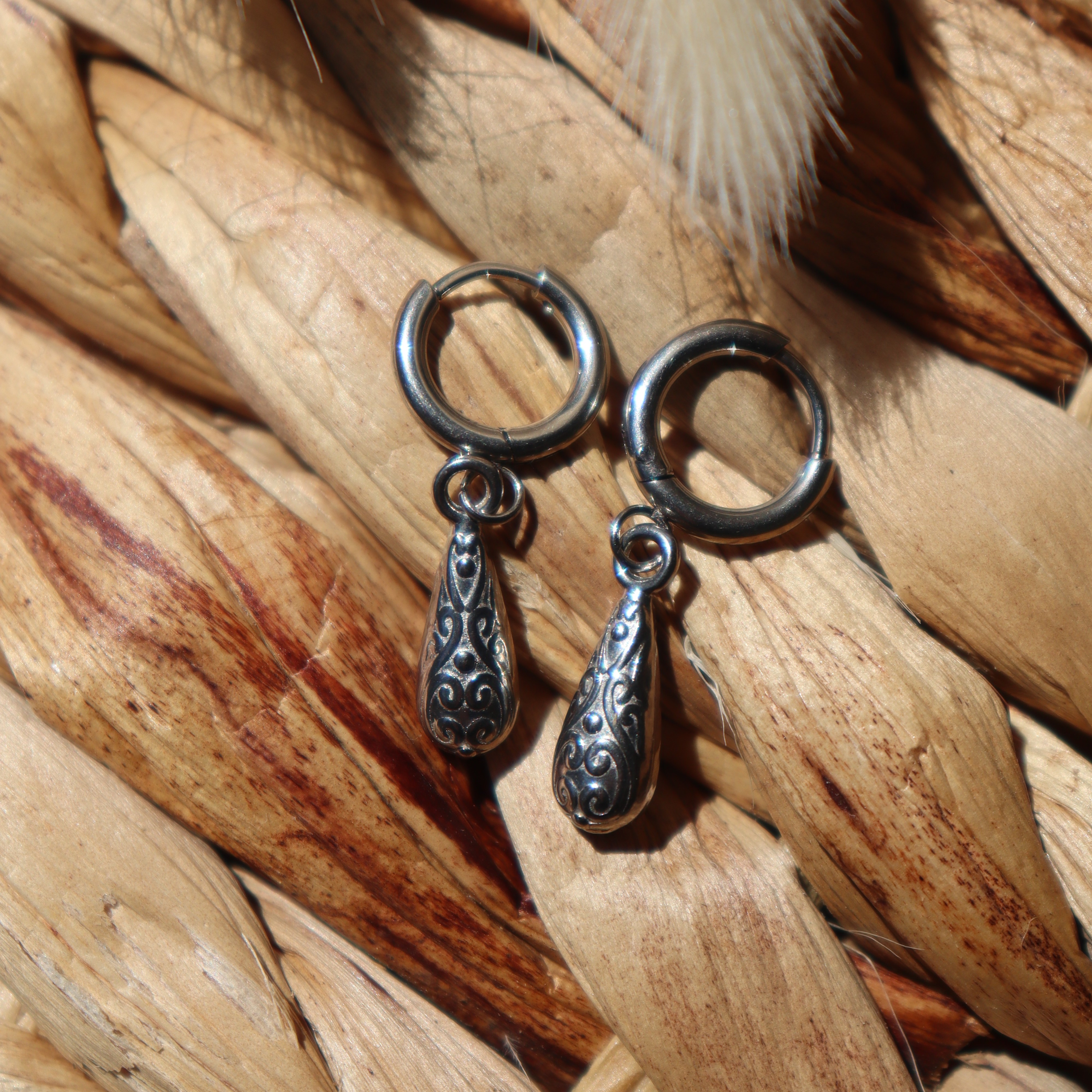 Boucles "Olympe" - argenté