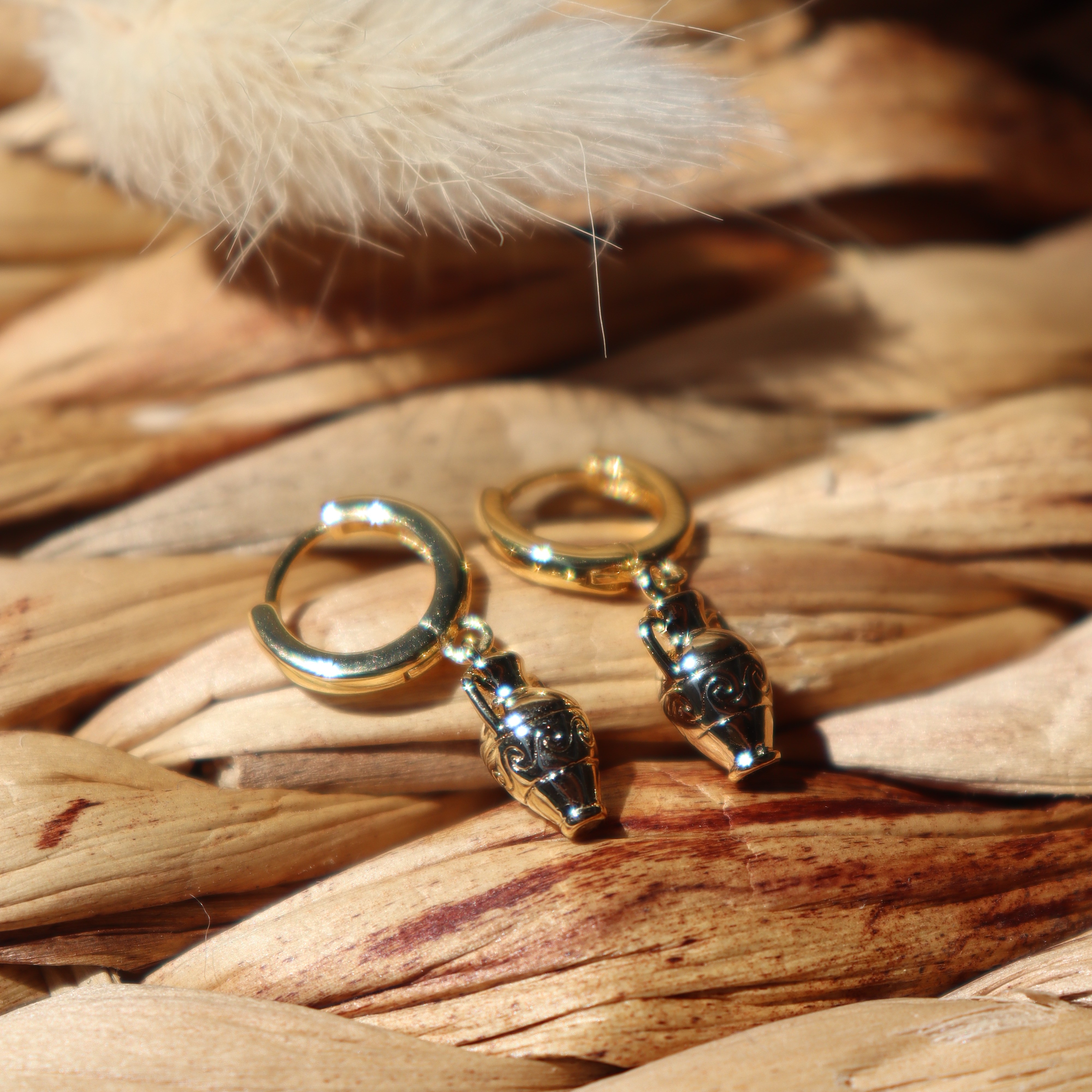 Boucles "Amphora" - doré