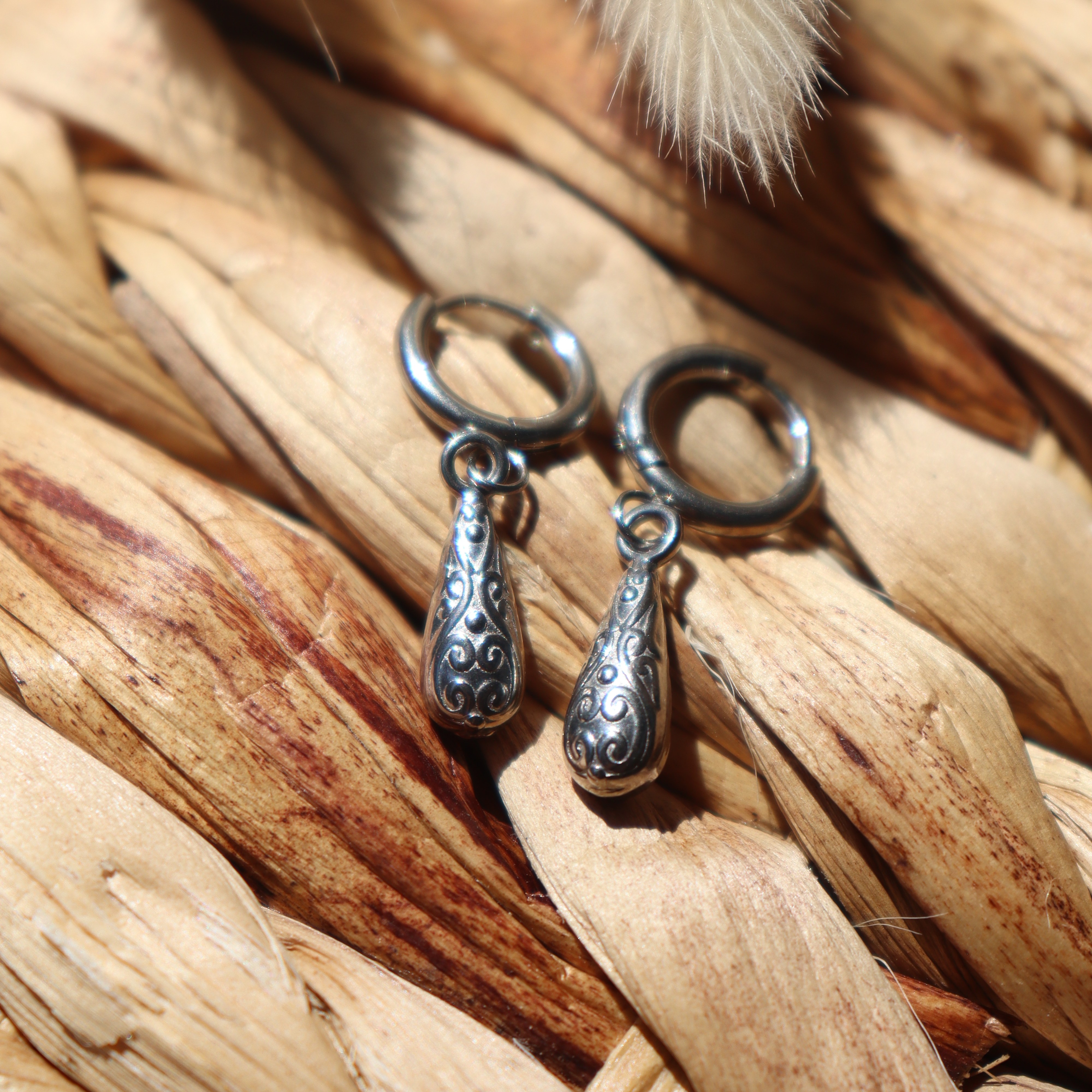 Boucles "Olympe" - argenté