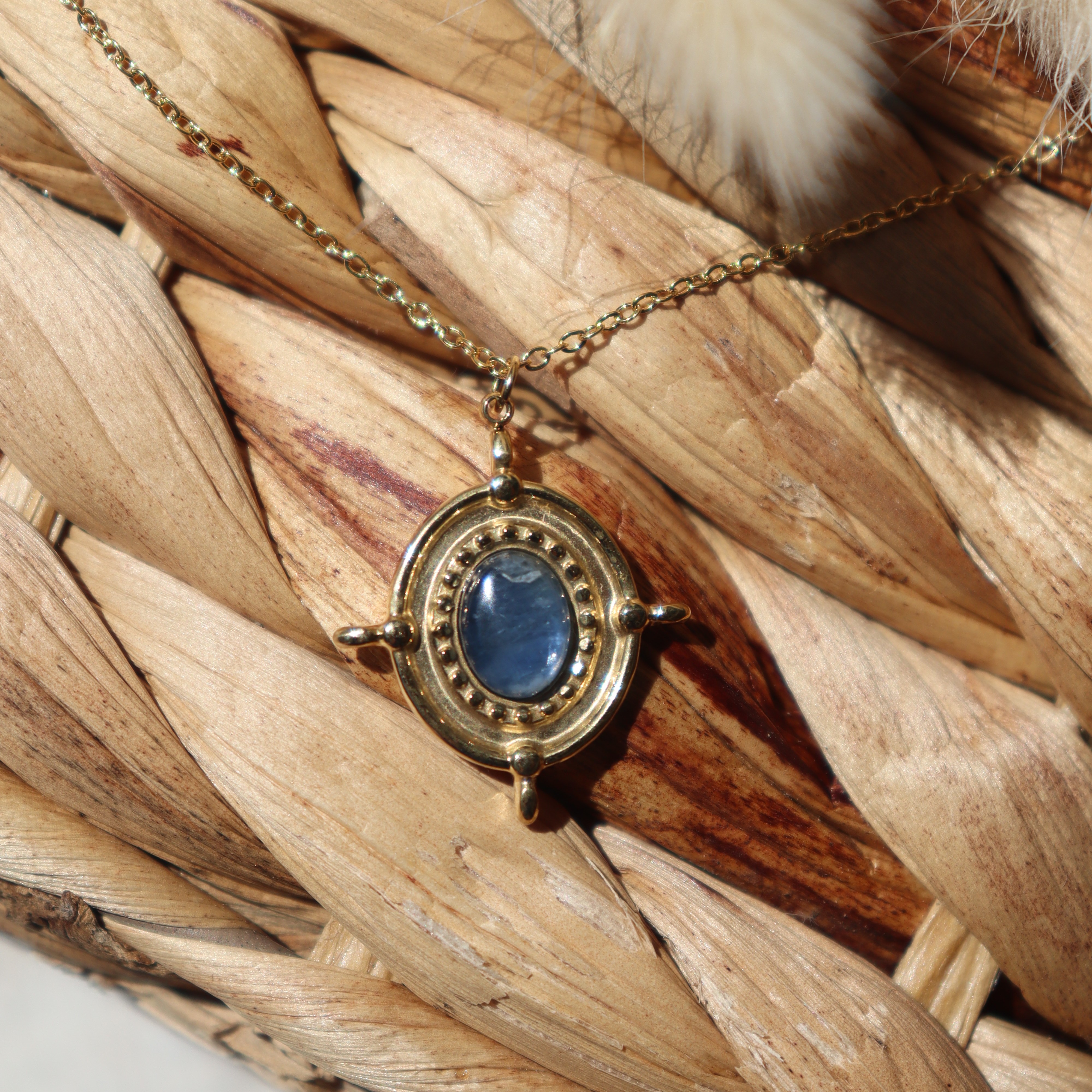 Collier "Atlas" - Cyanite