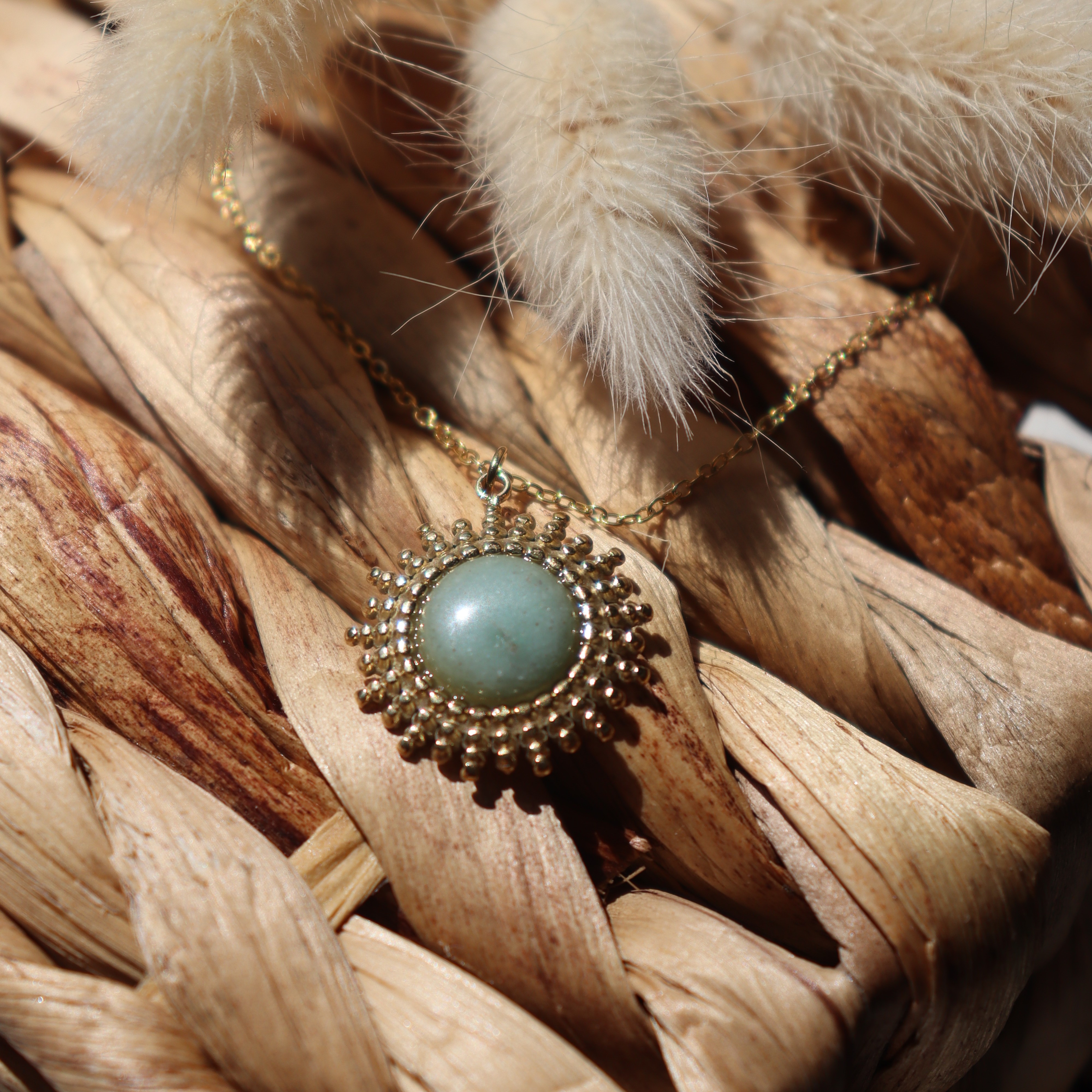 Collier Grand Soleil et Aventurine