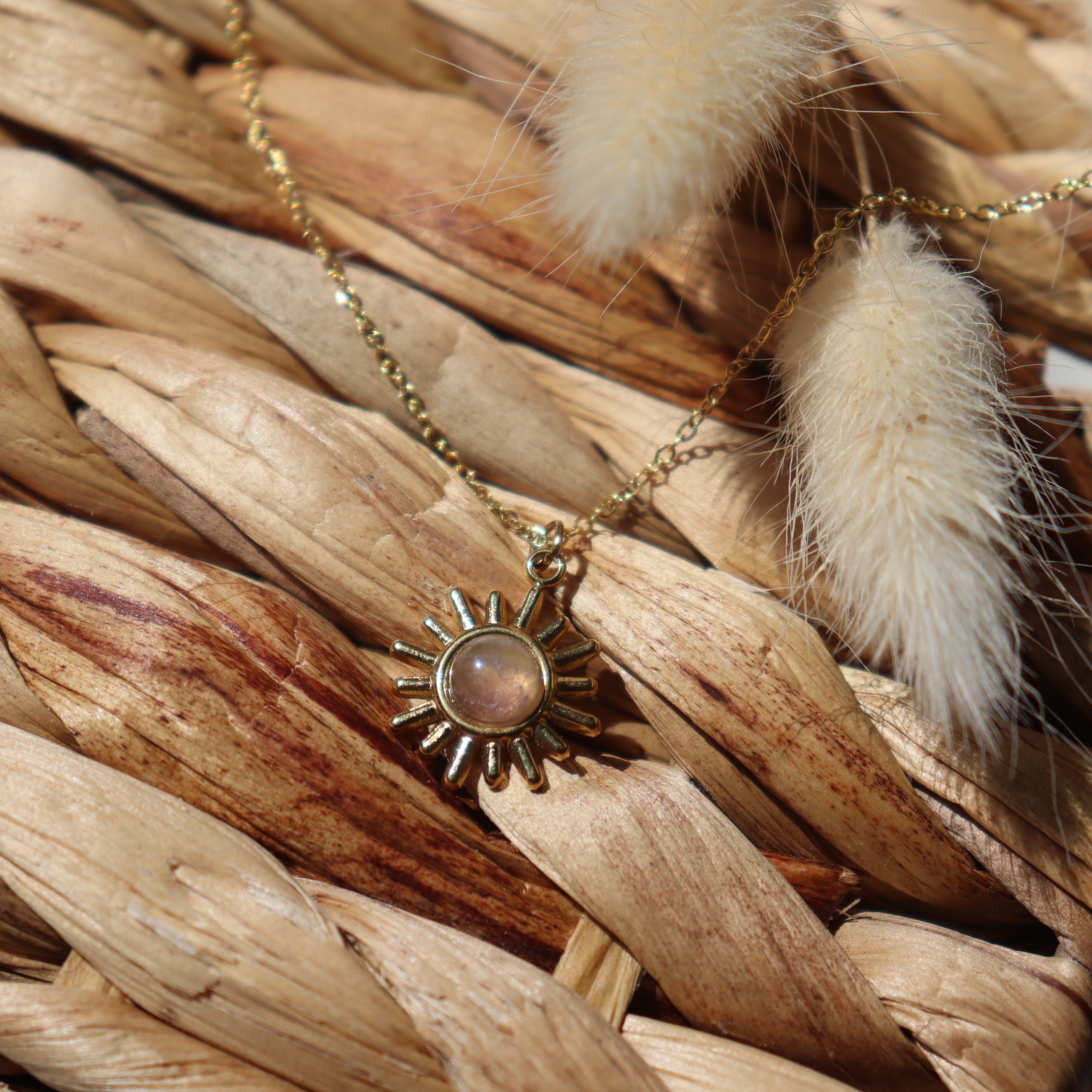 Collier Soleil et Améthyste