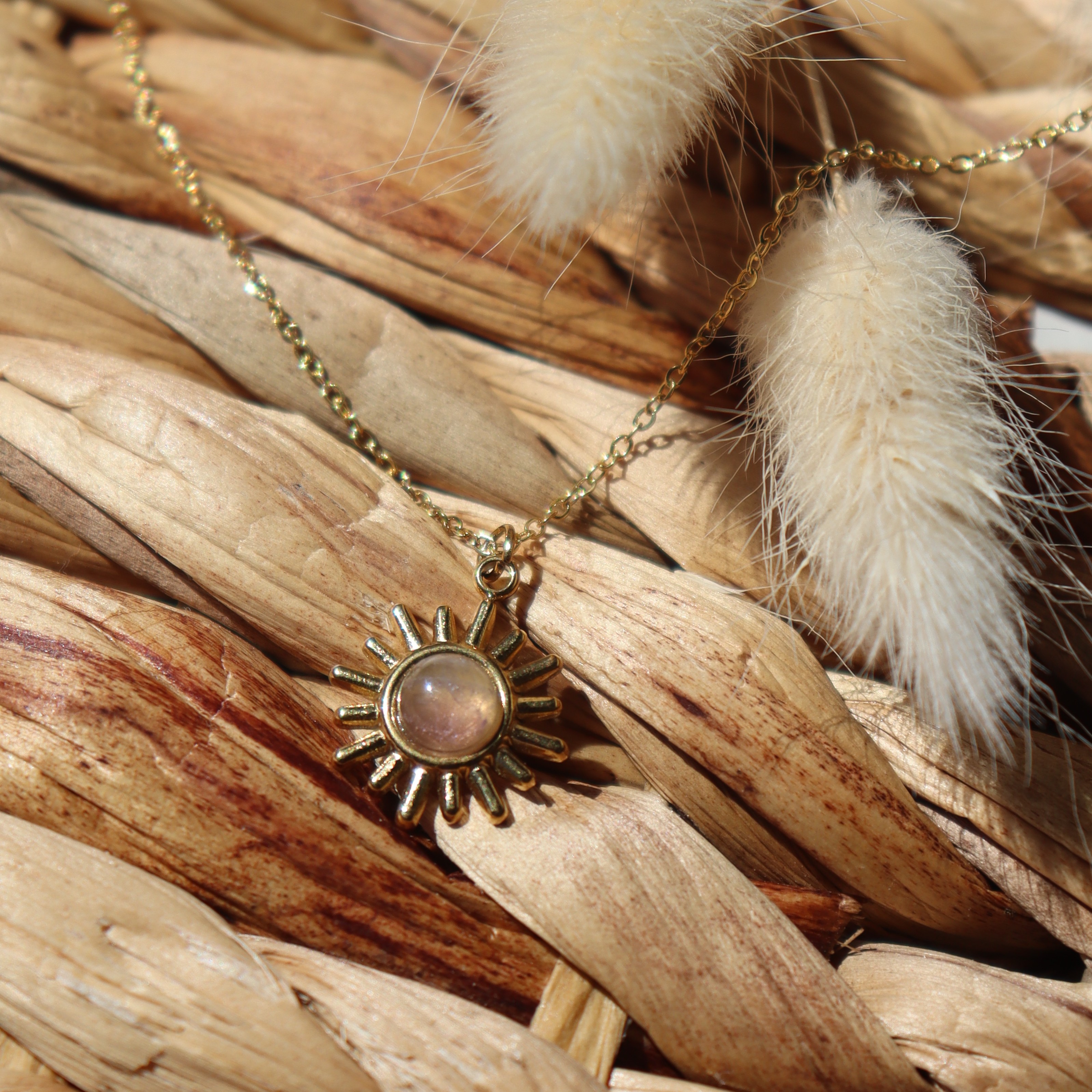 Collier Soleil et Améthyste