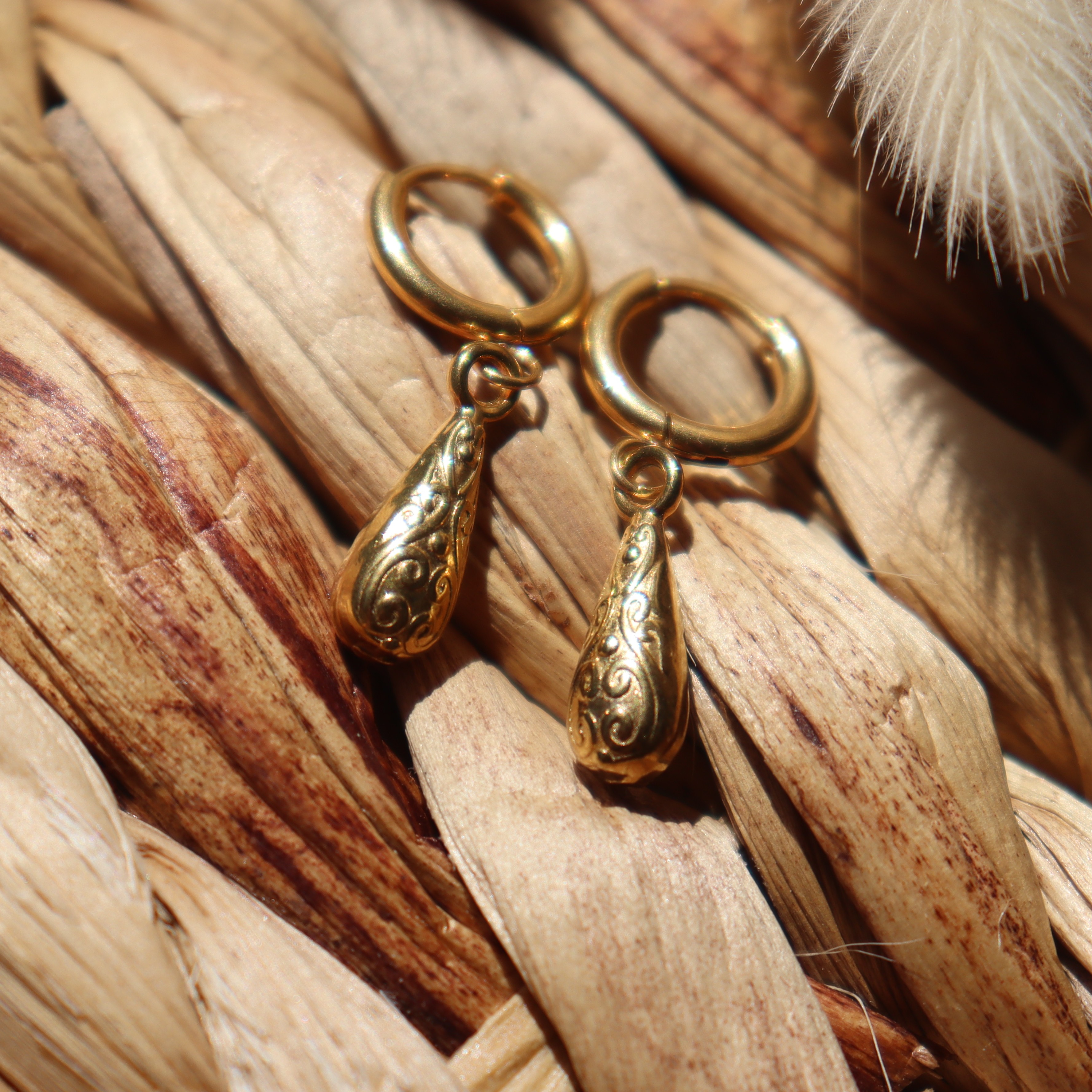 Boucles "Olympe" - doré