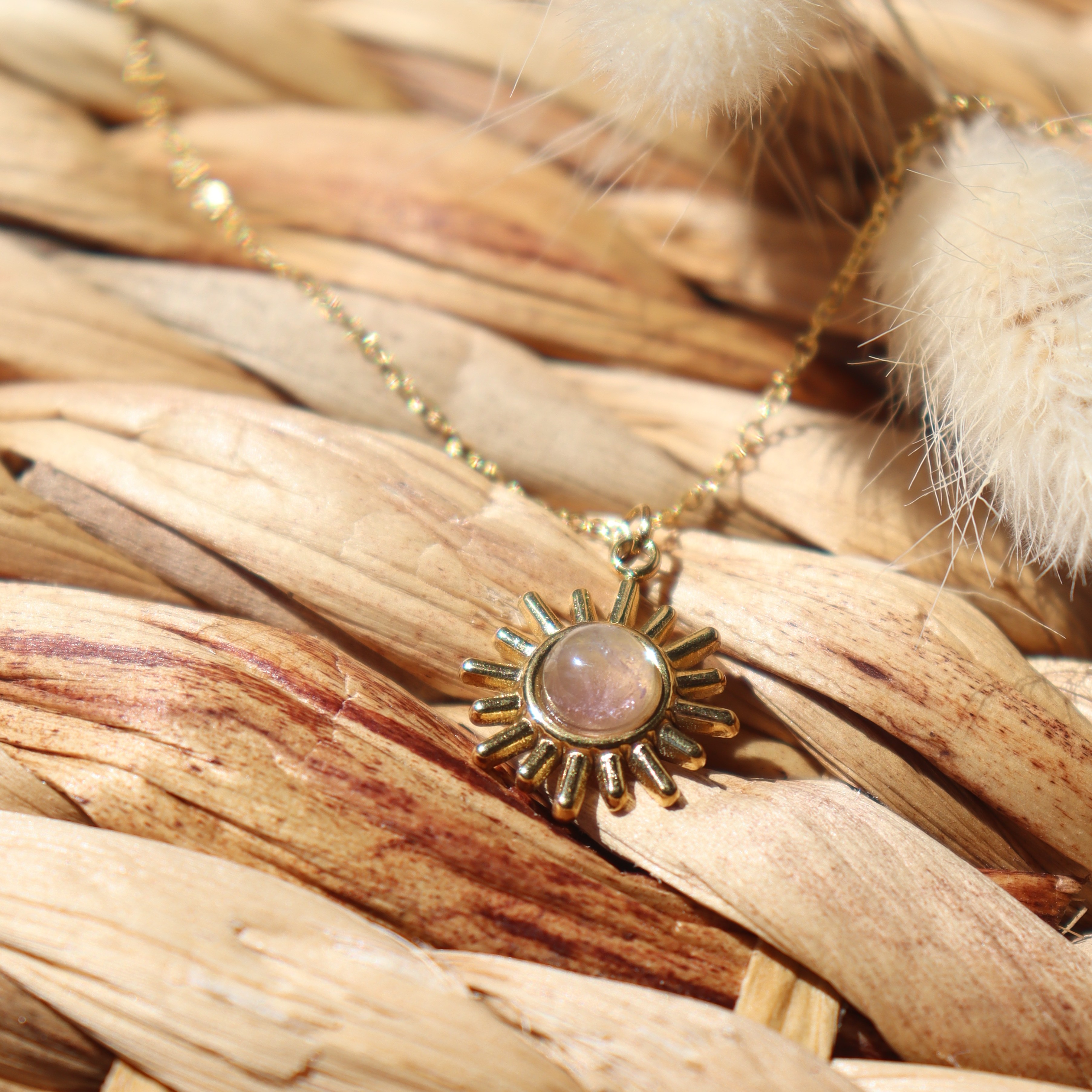 Collier Soleil et Améthyste