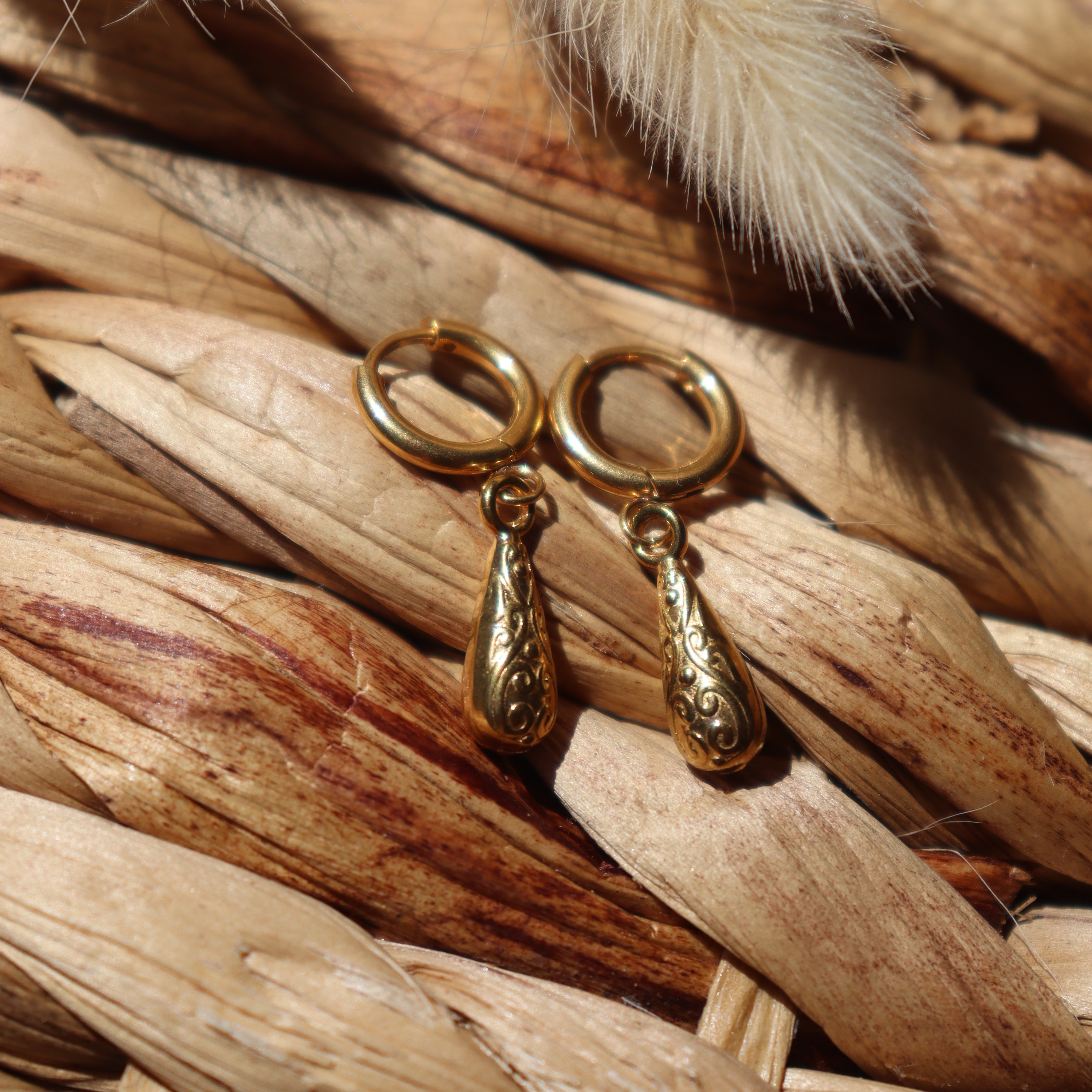 Boucles "Olympe" - doré