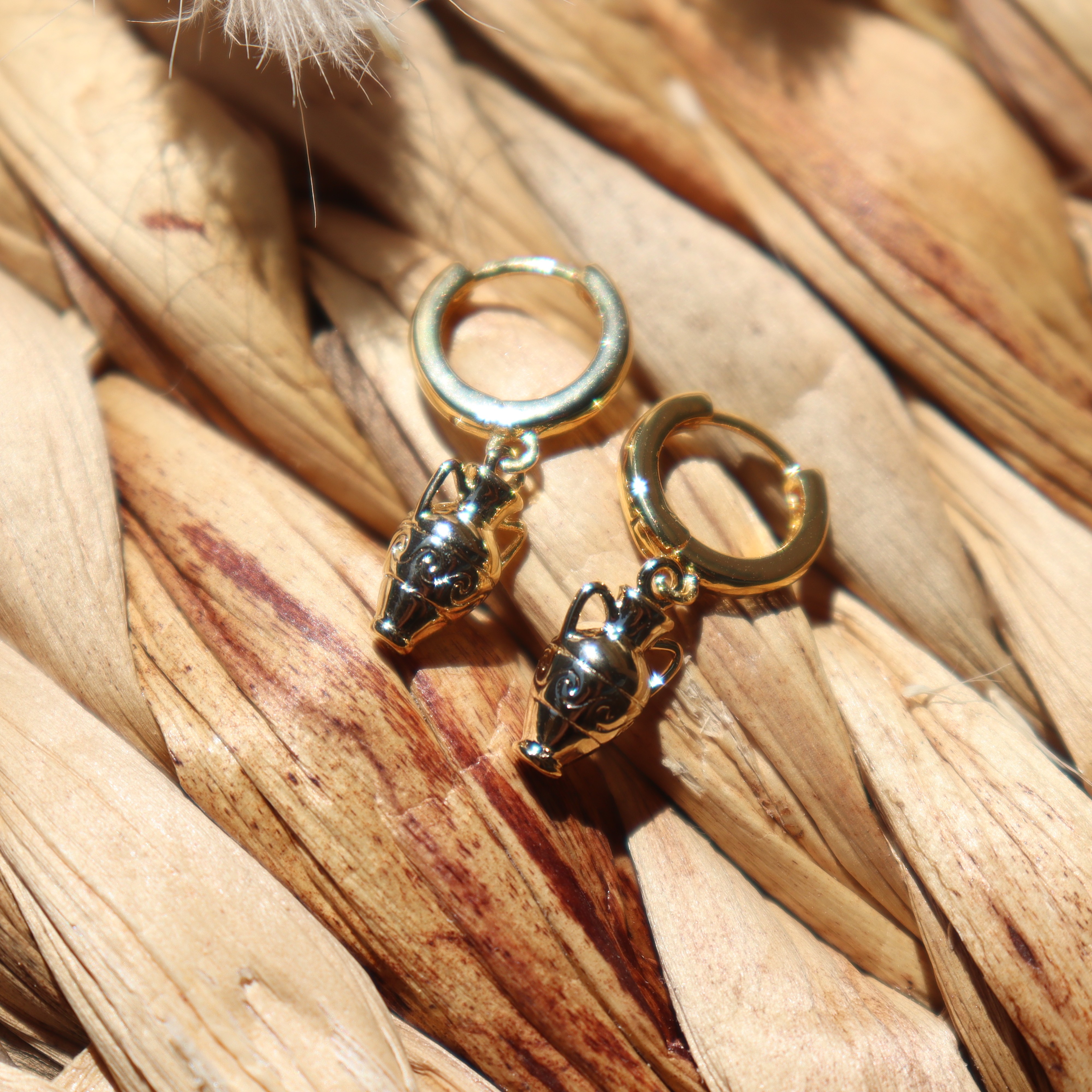 Boucles "Amphora" - doré