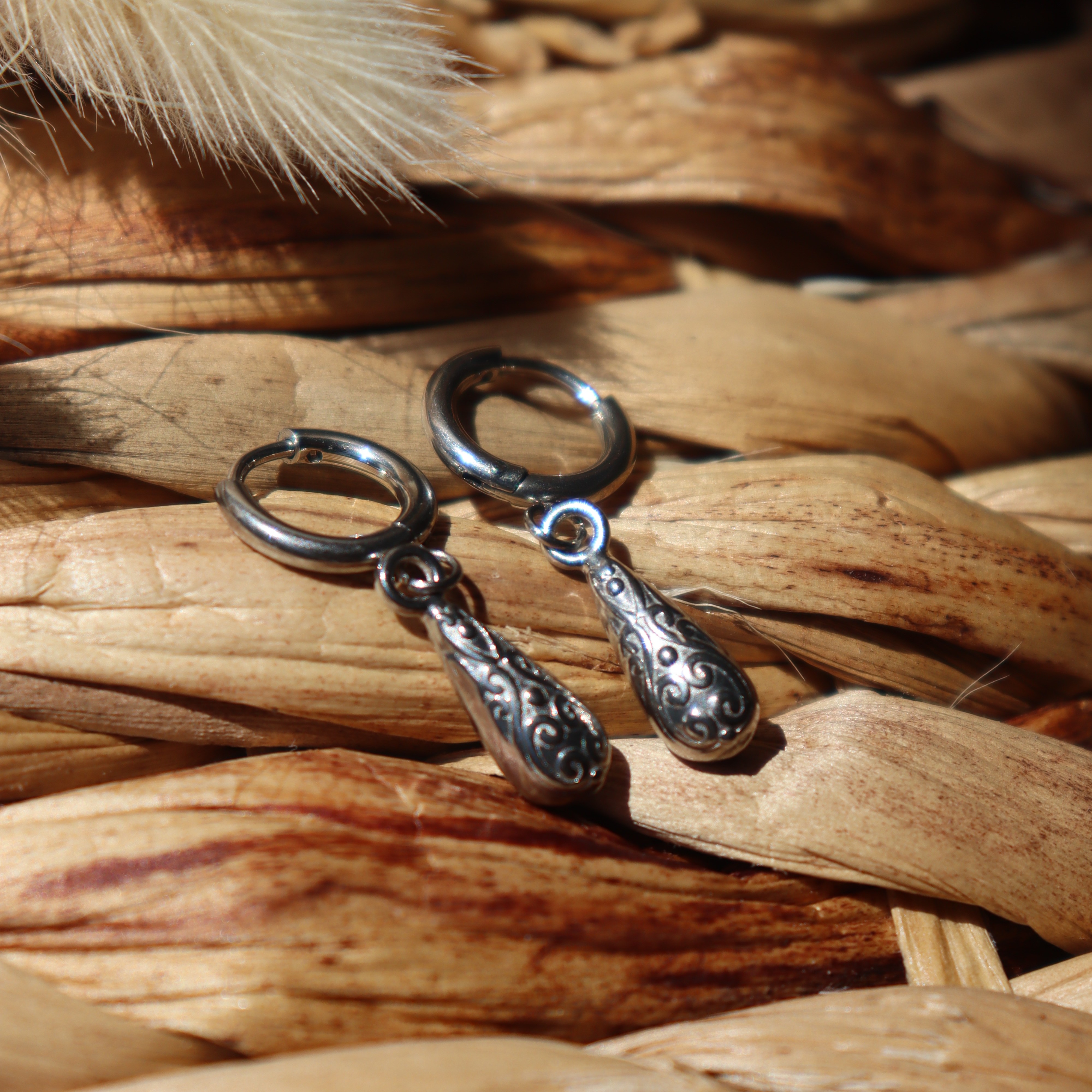 Boucles "Olympe" - argenté