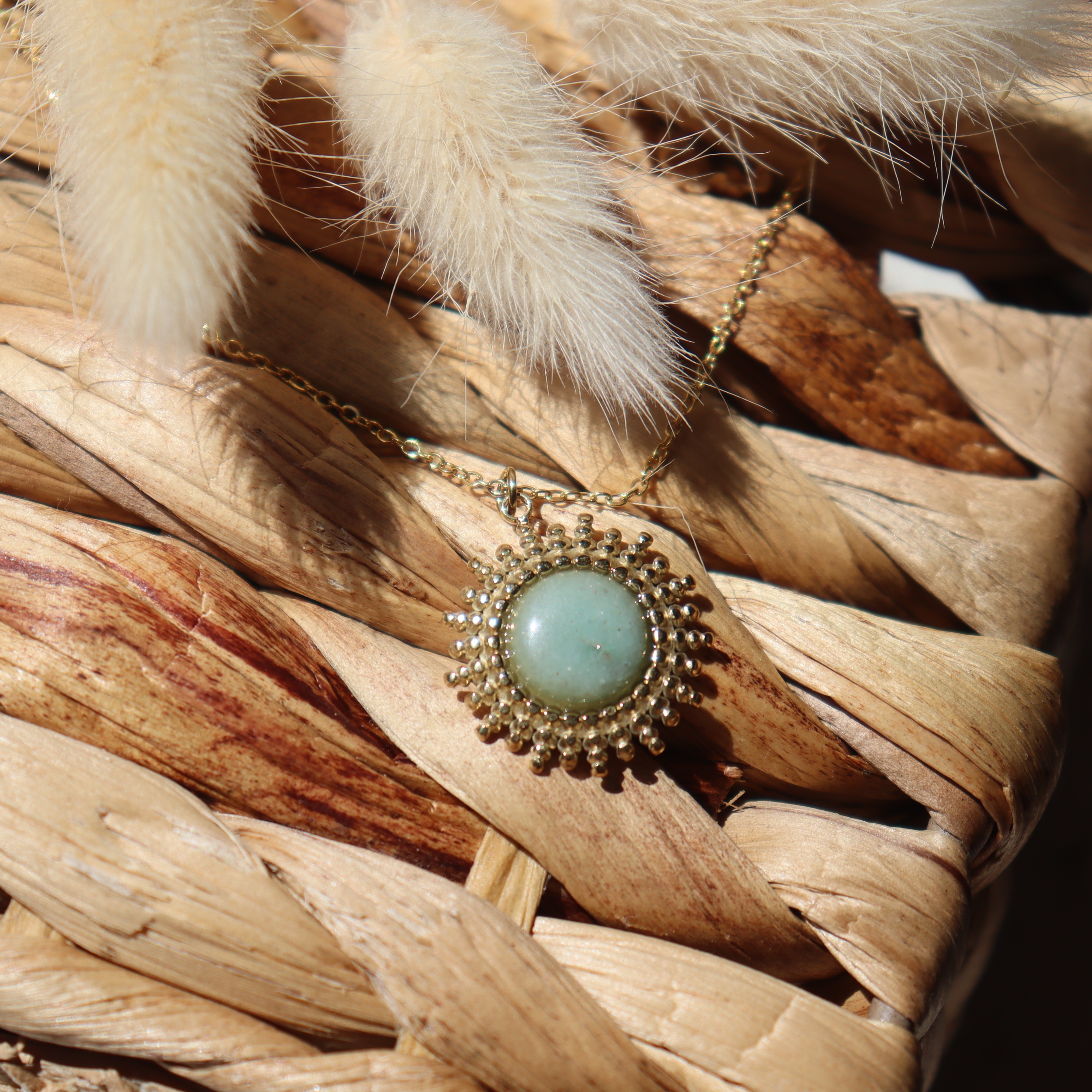 Collier Grand Soleil et Aventurine