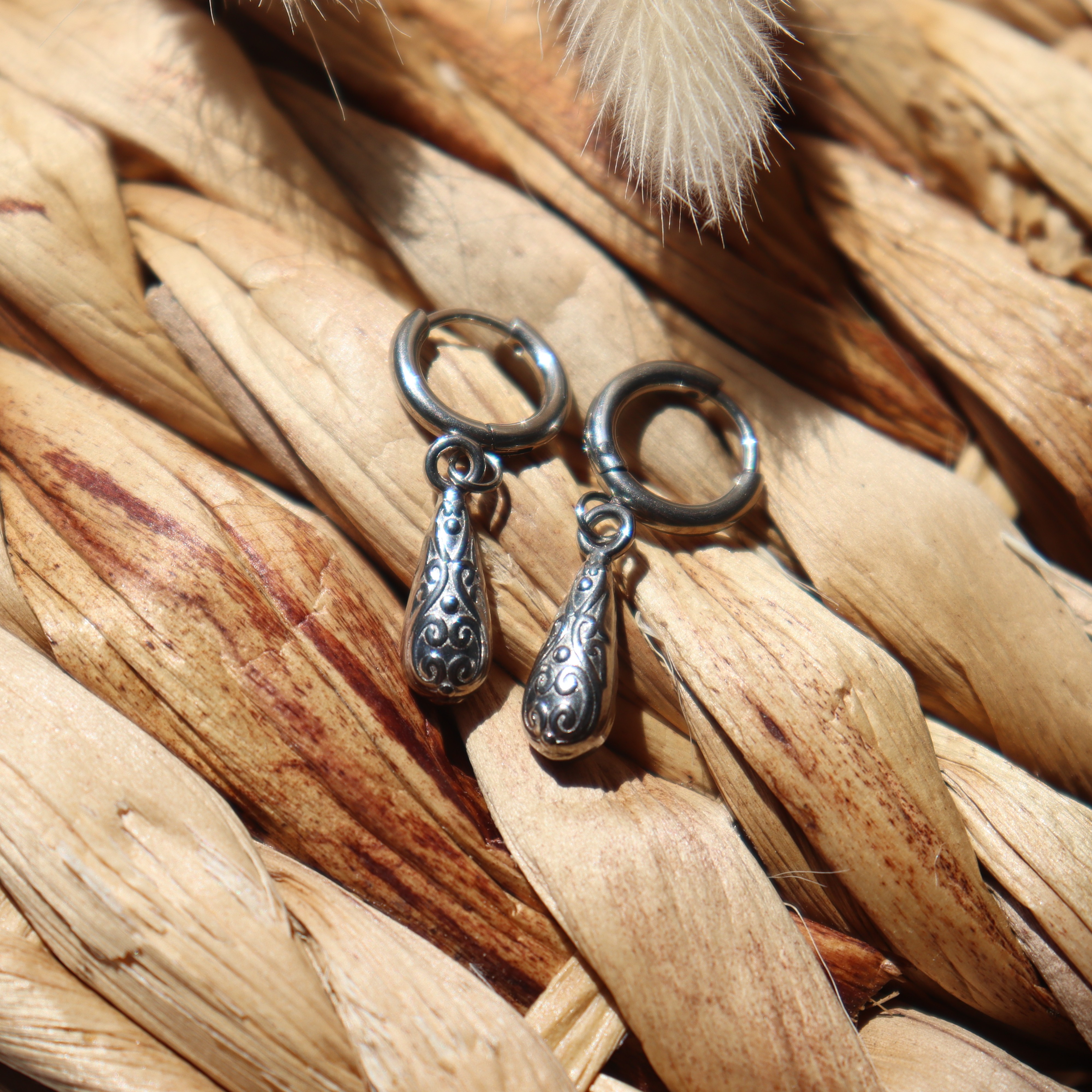 Boucles "Olympe" - argenté