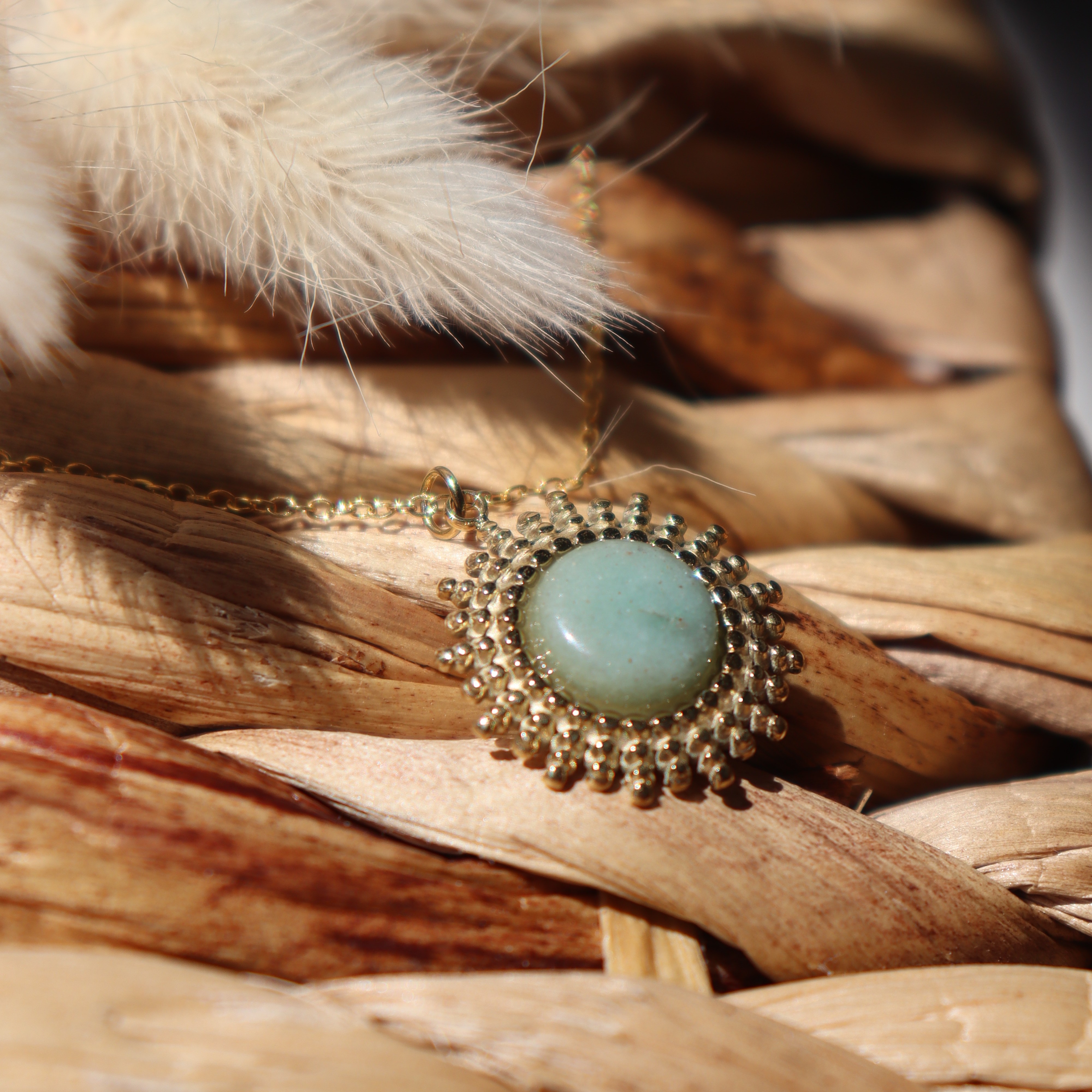 Collier Grand Soleil et Aventurine