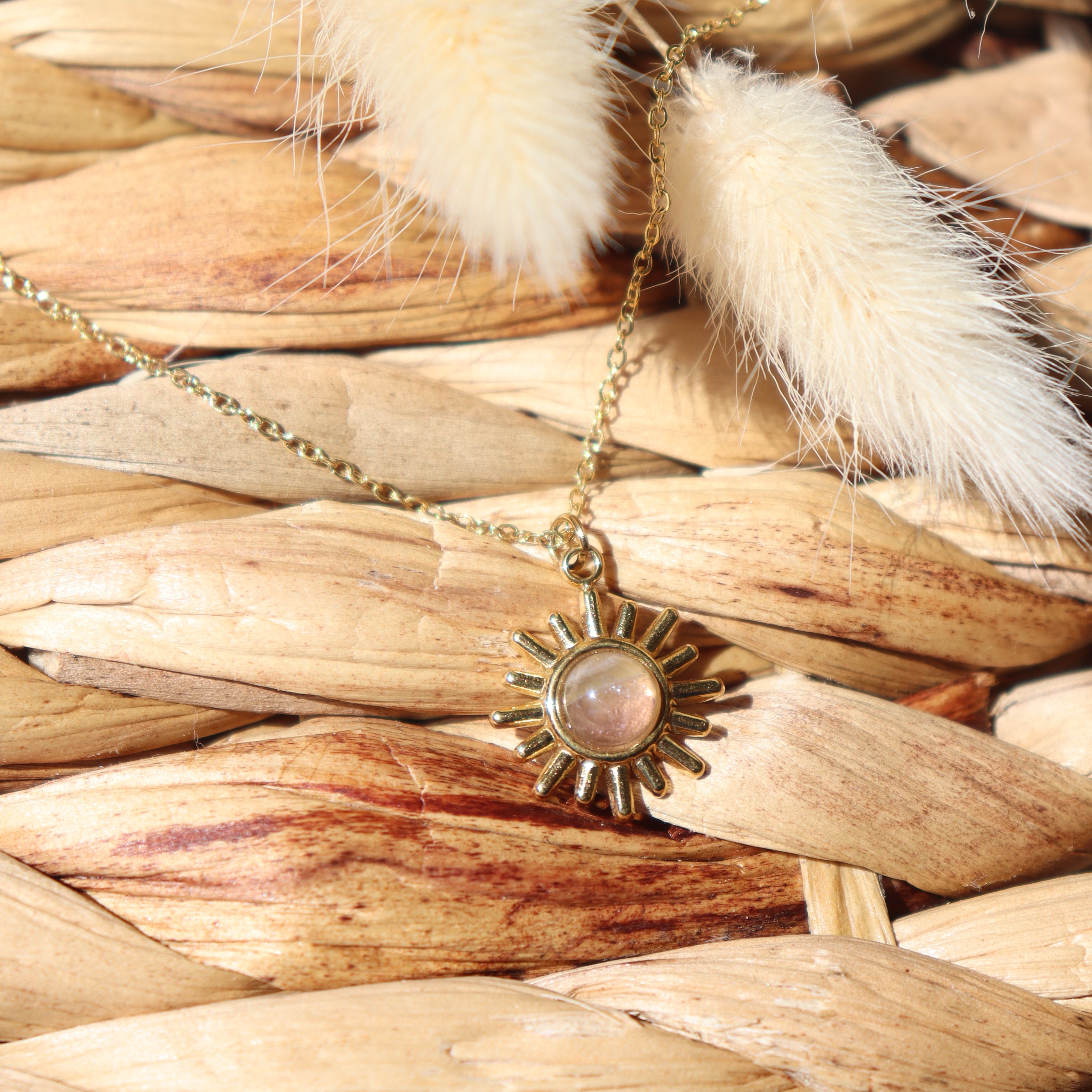 Collier Soleil et Améthyste