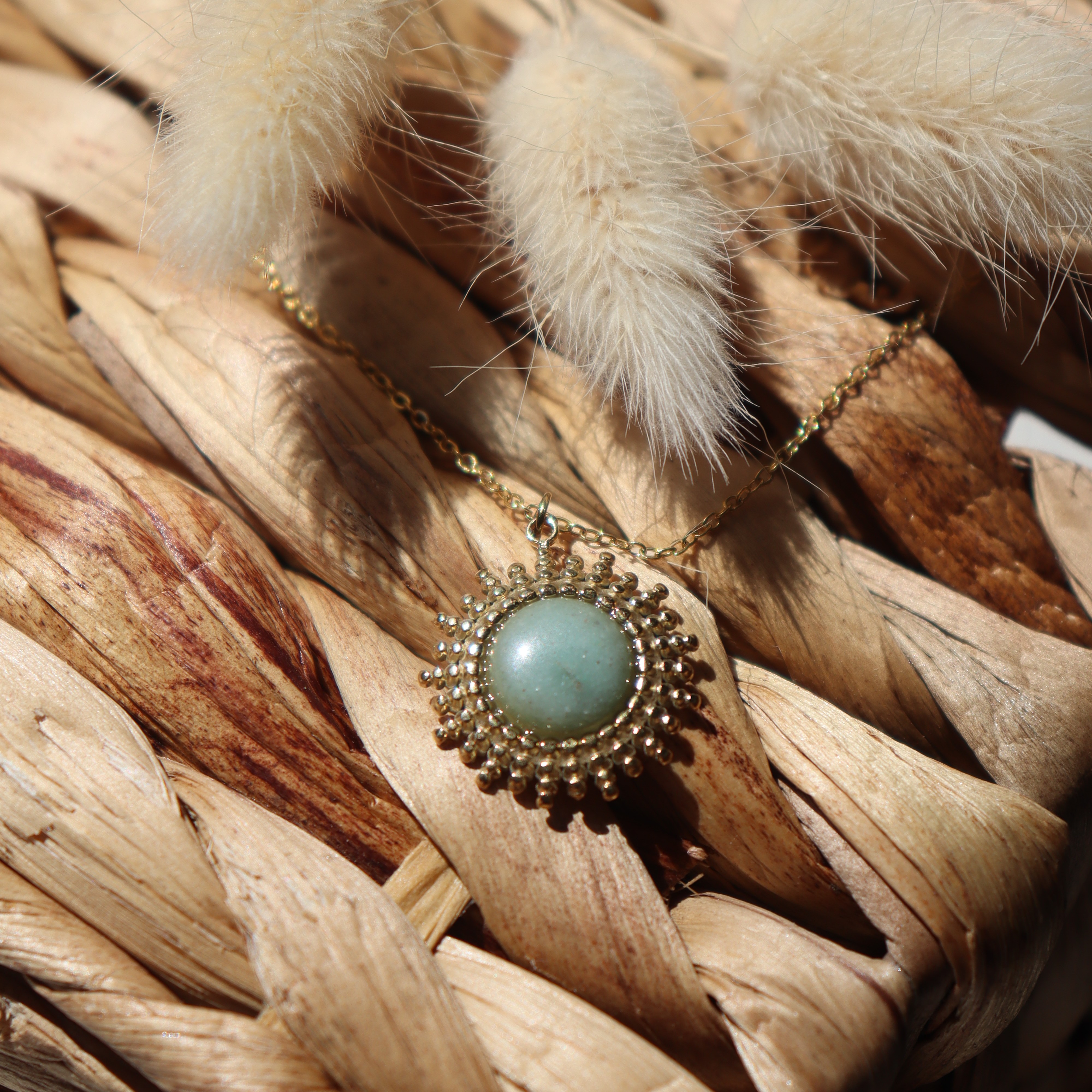 Collier Grand Soleil et Aventurine