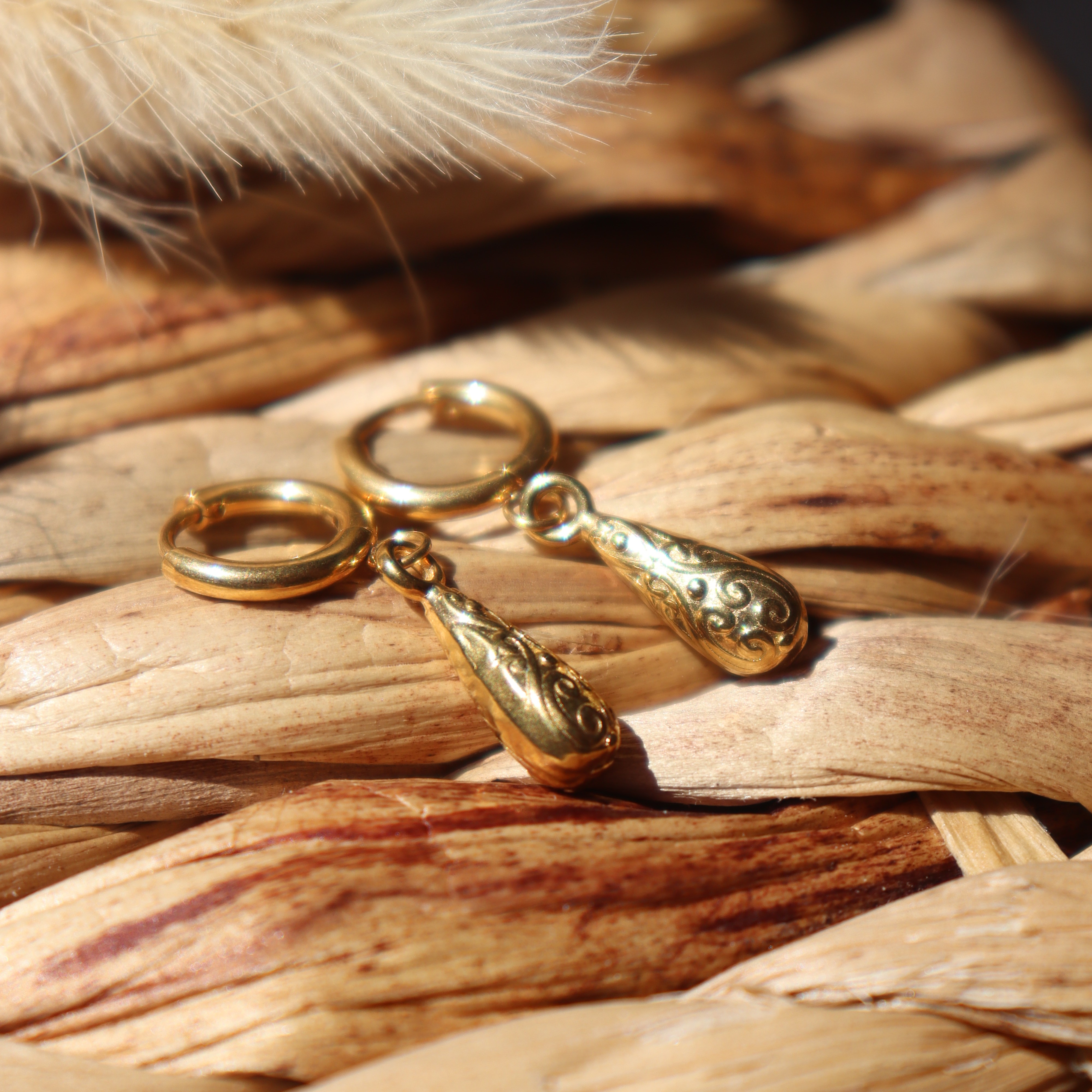 Boucles "Olympe" - doré