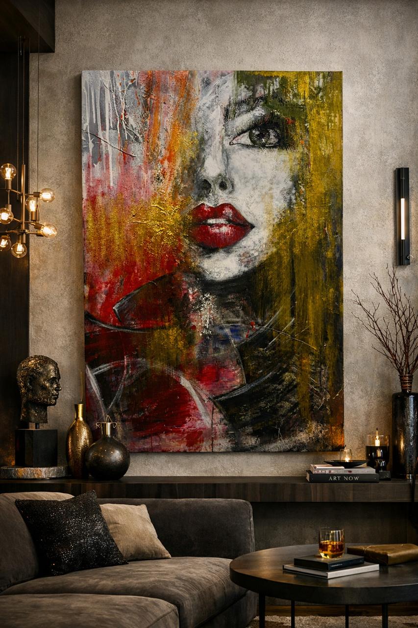 Quadro abstrato moderno