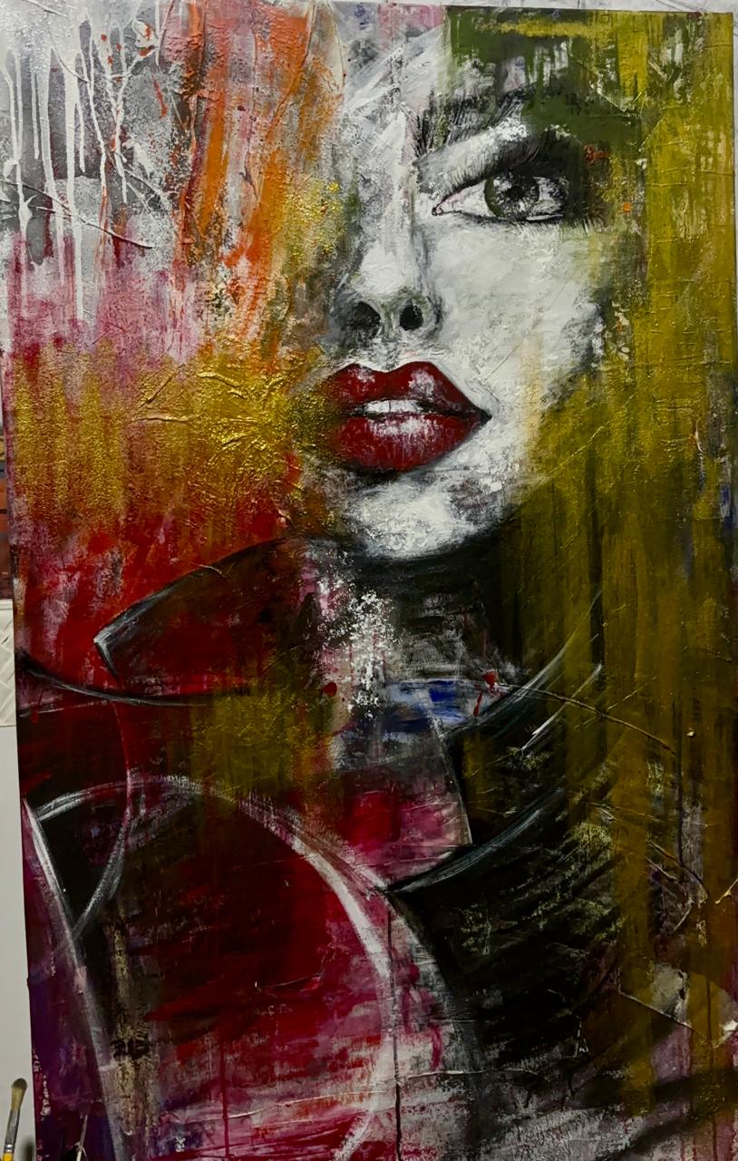 Quadro abstrato moderno