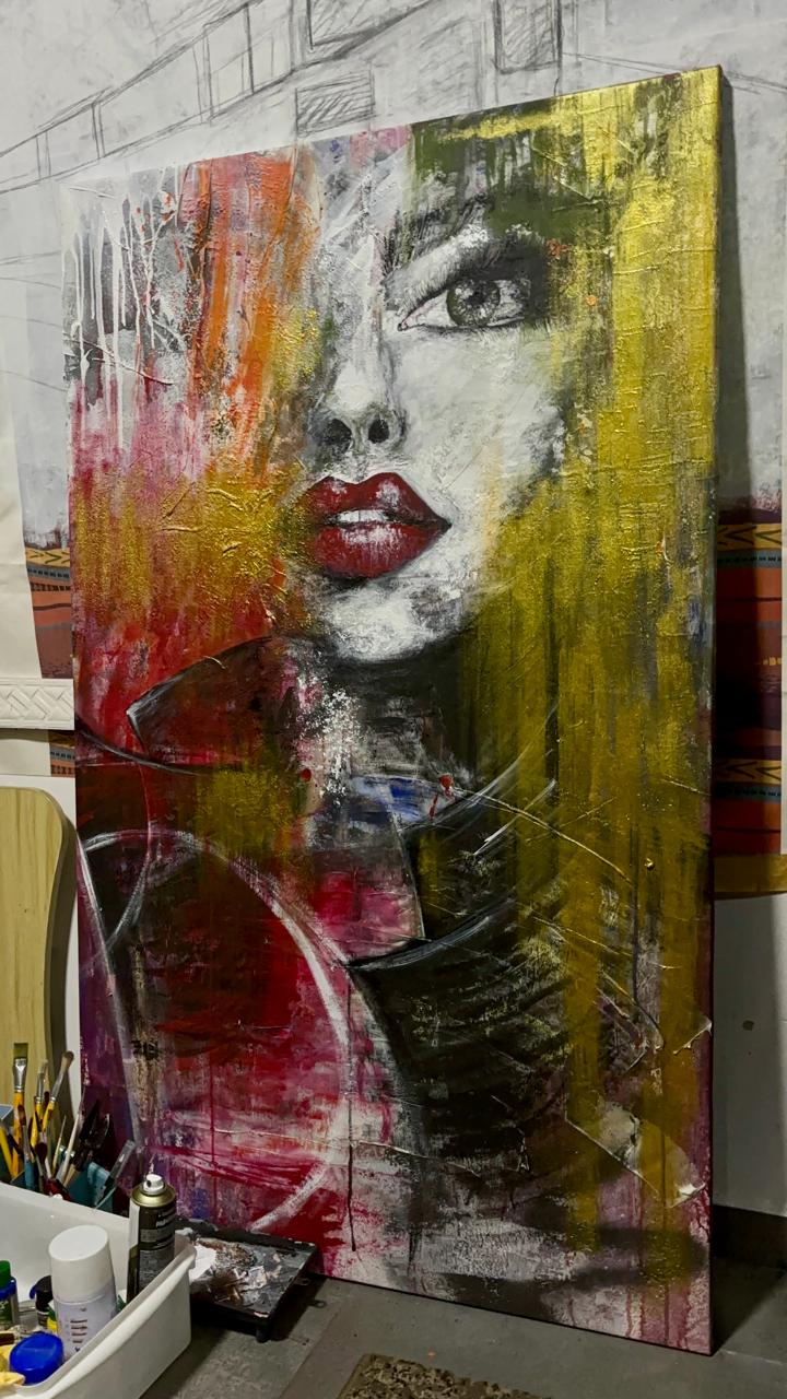 Quadro abstrato moderno