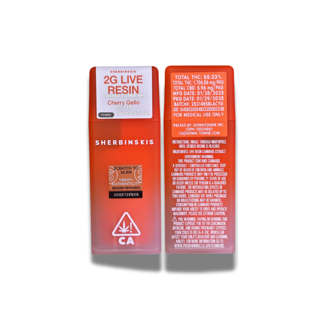 SHERBINSKIS 2G LIVE RESIN