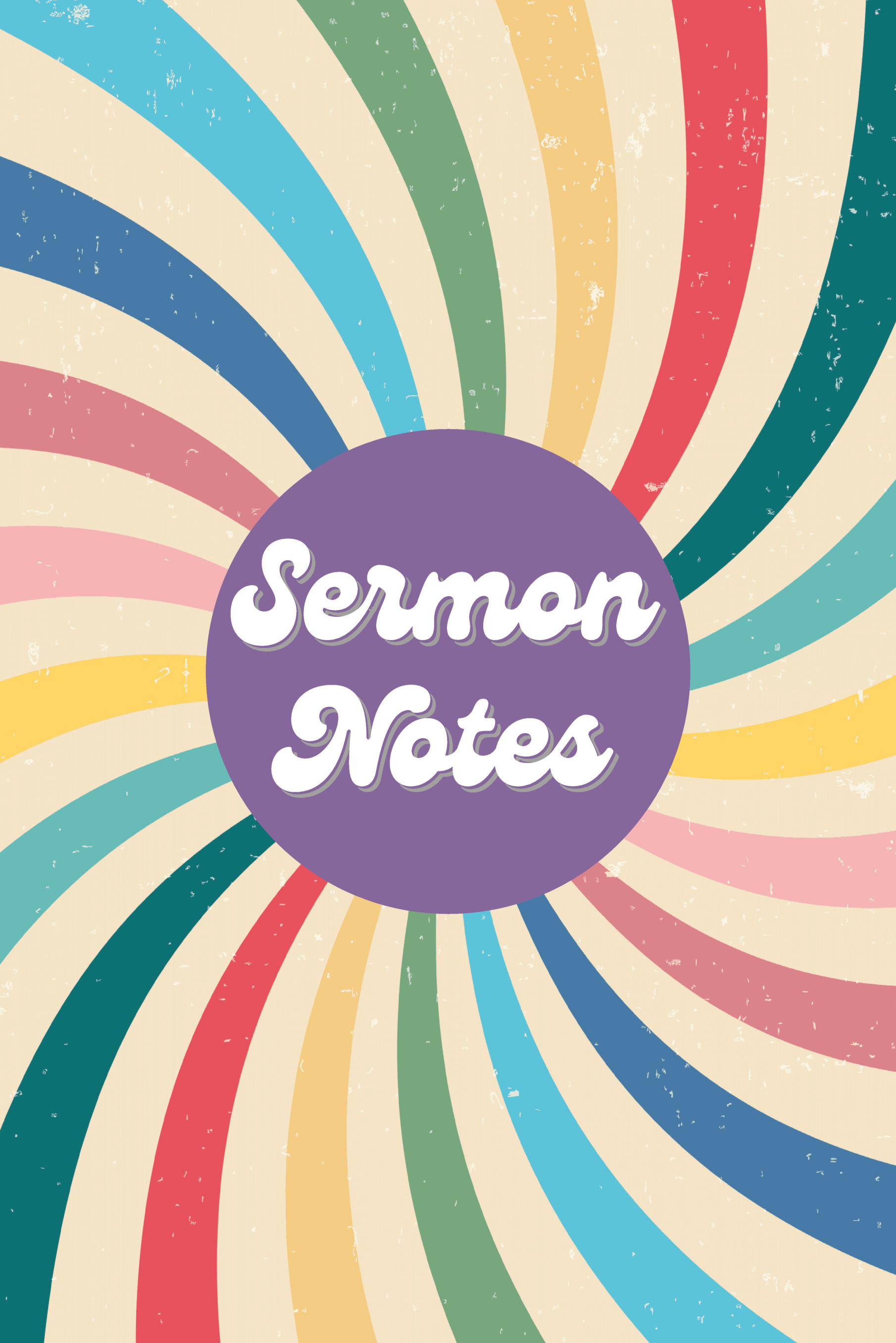 Sermon Notes Notebook