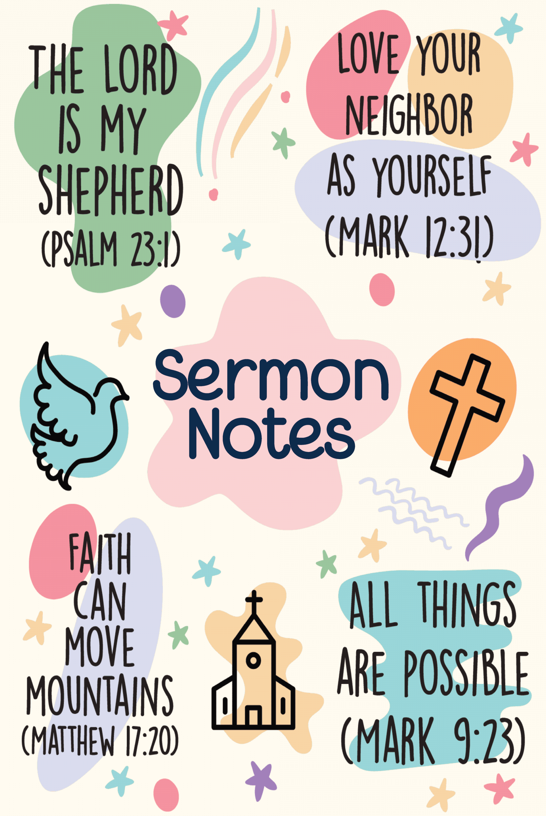 Sermon Notes Journal