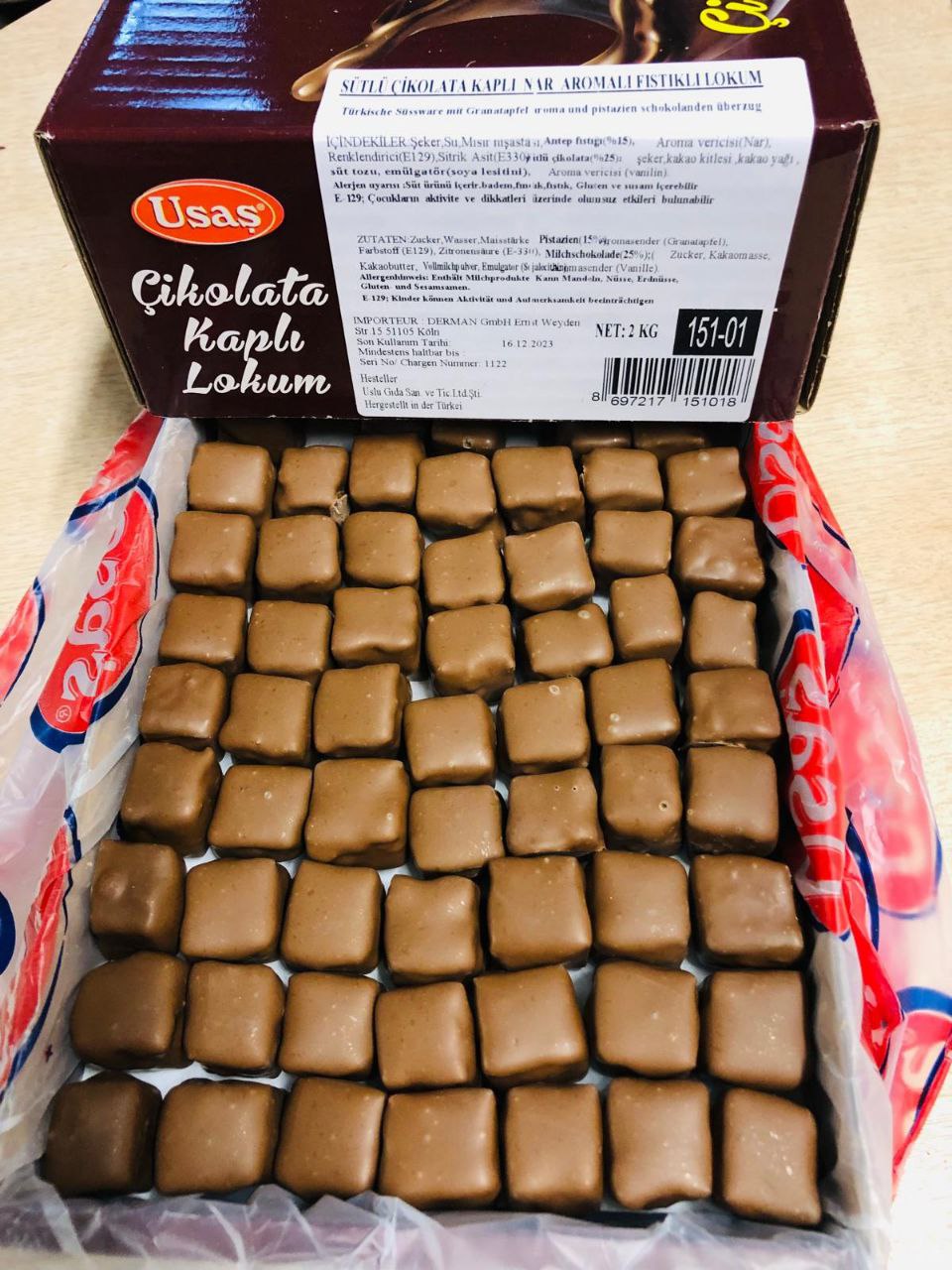 Chocolate Covered Turkish Delight