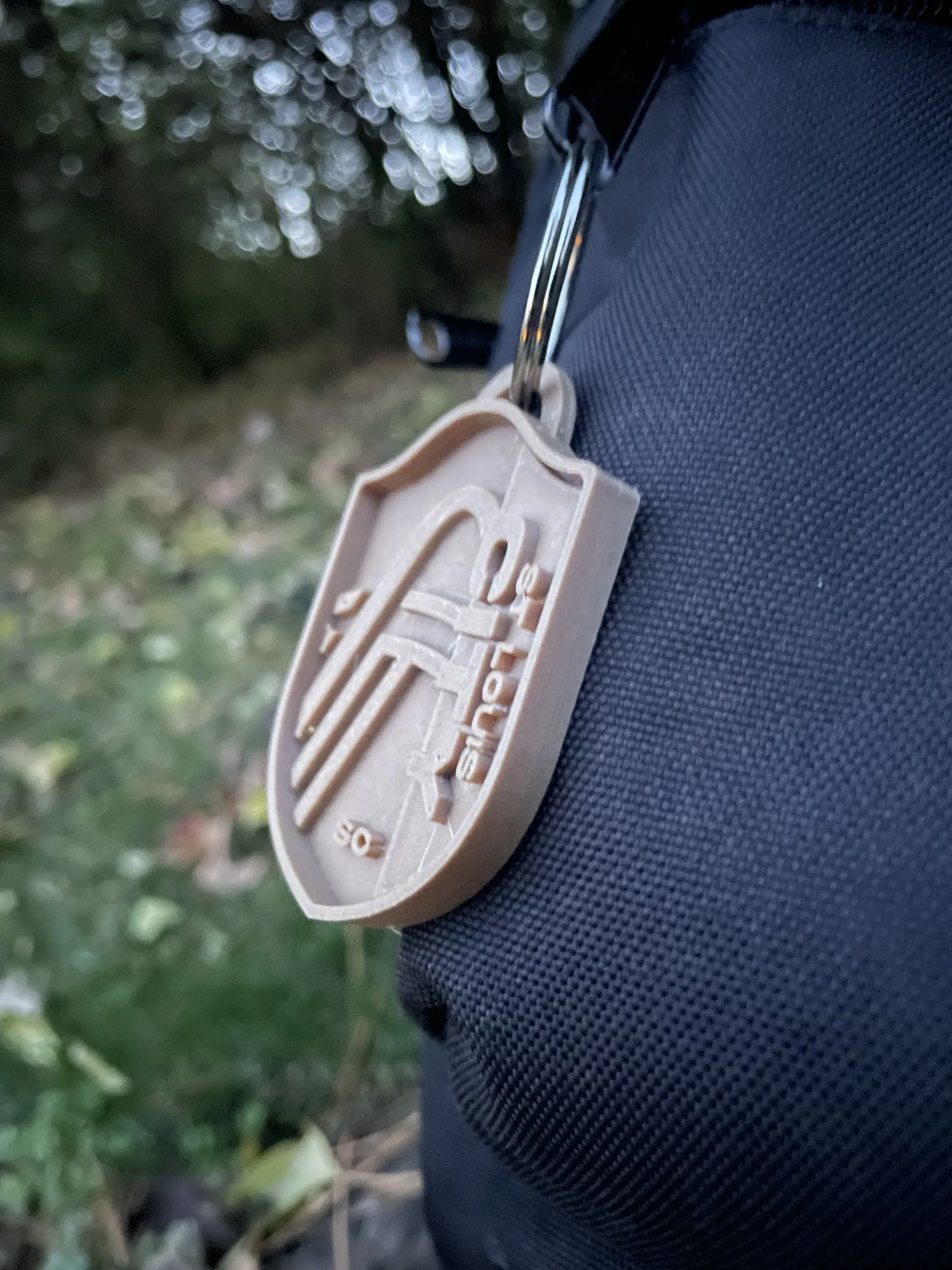 Wooden CITY SC Keychain