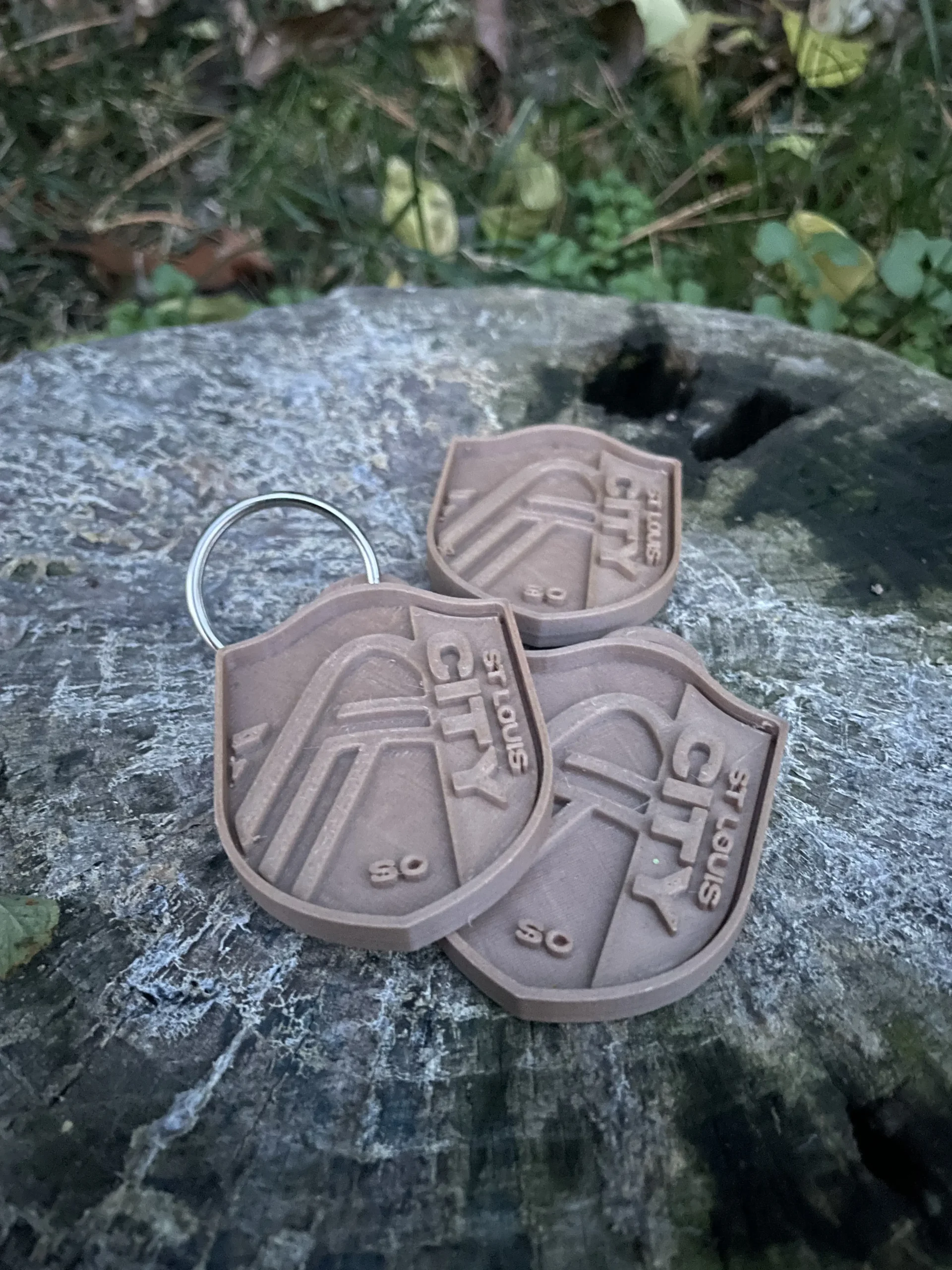 Wooden CITY SC Keychain