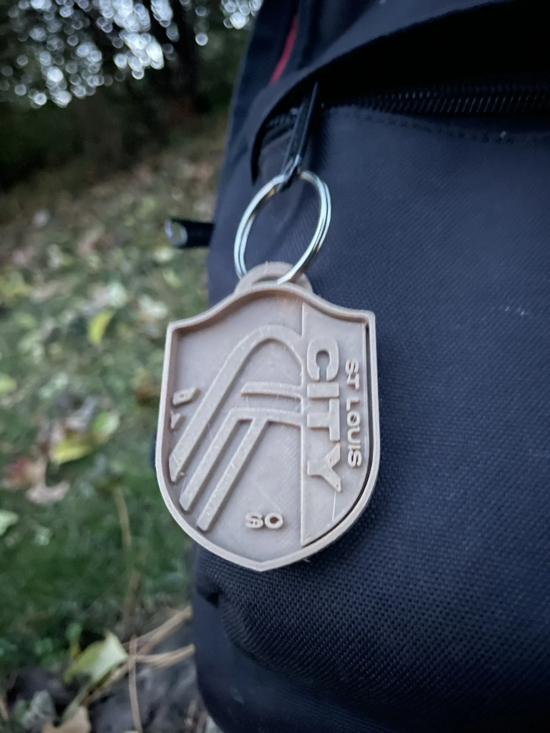 Wooden CITY SC Keychain