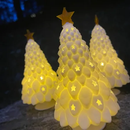 Christmas Tree Candle (Tea Light)