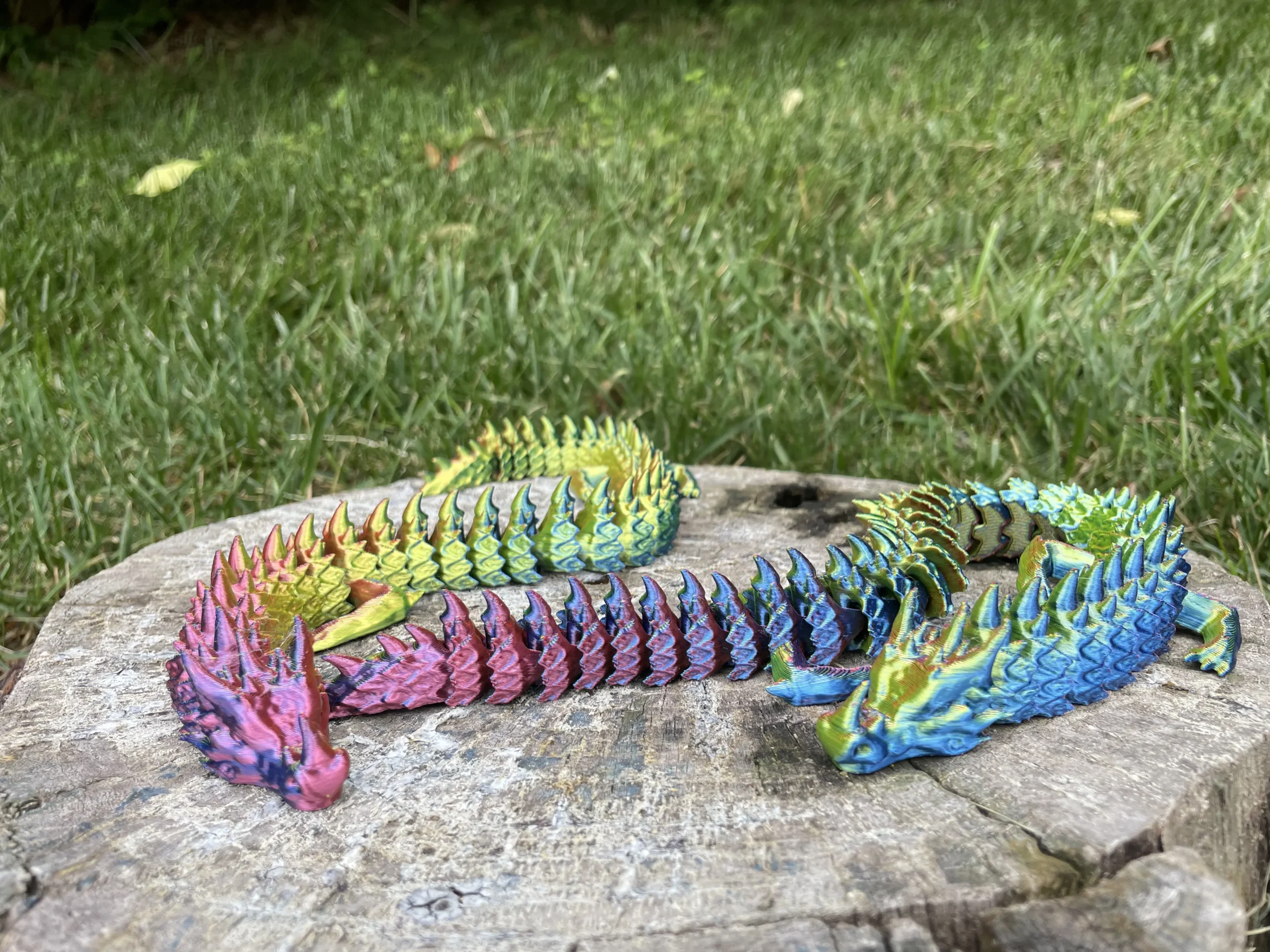 Rainbow Articulated Dragon