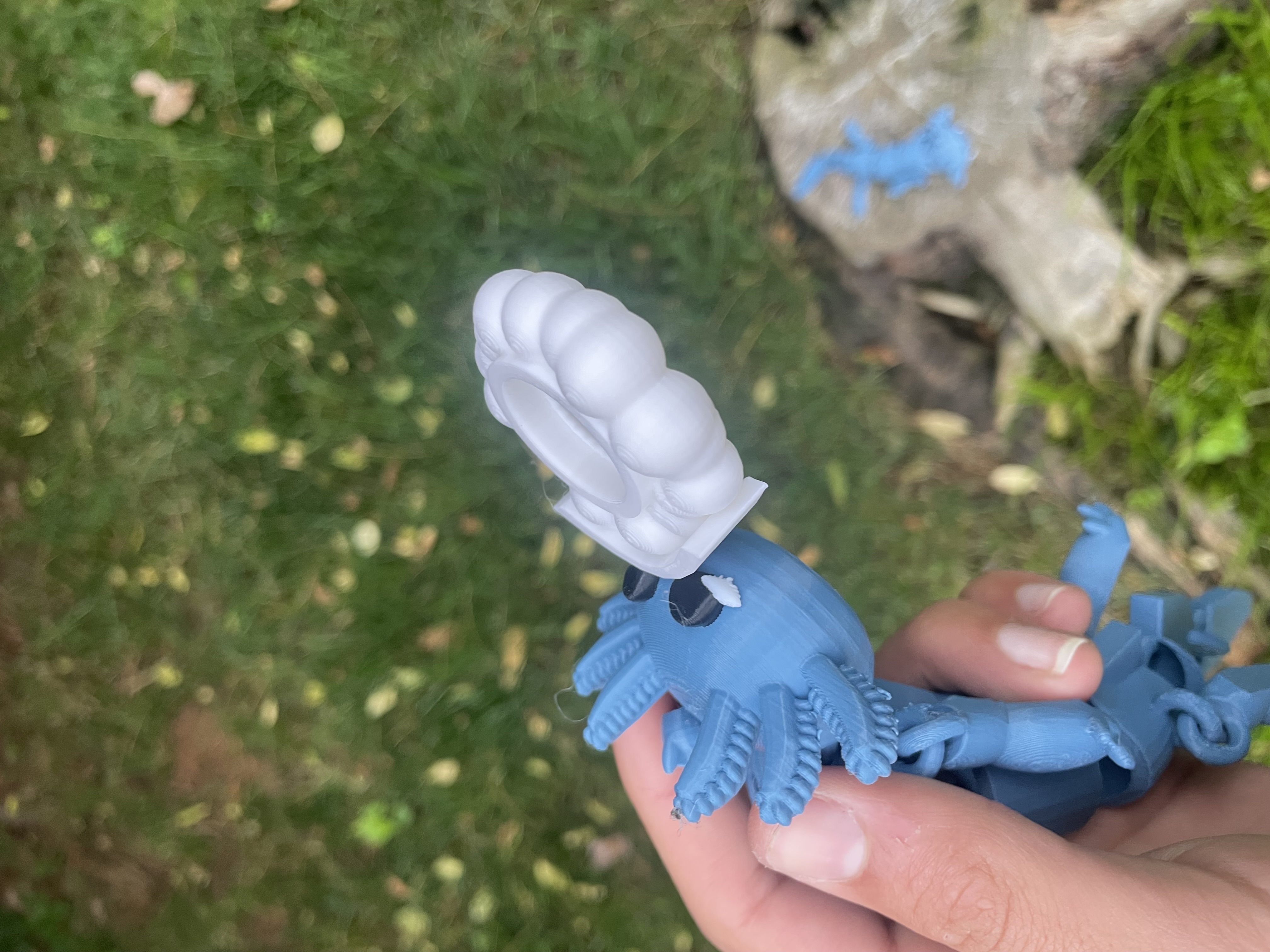 Articulated Axolotl Bubble Blower
