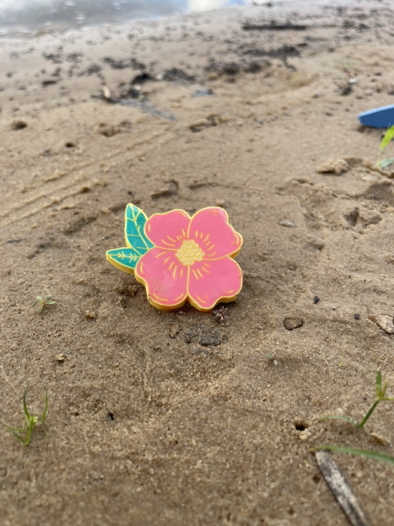 Dogwood Keychain and Pin!