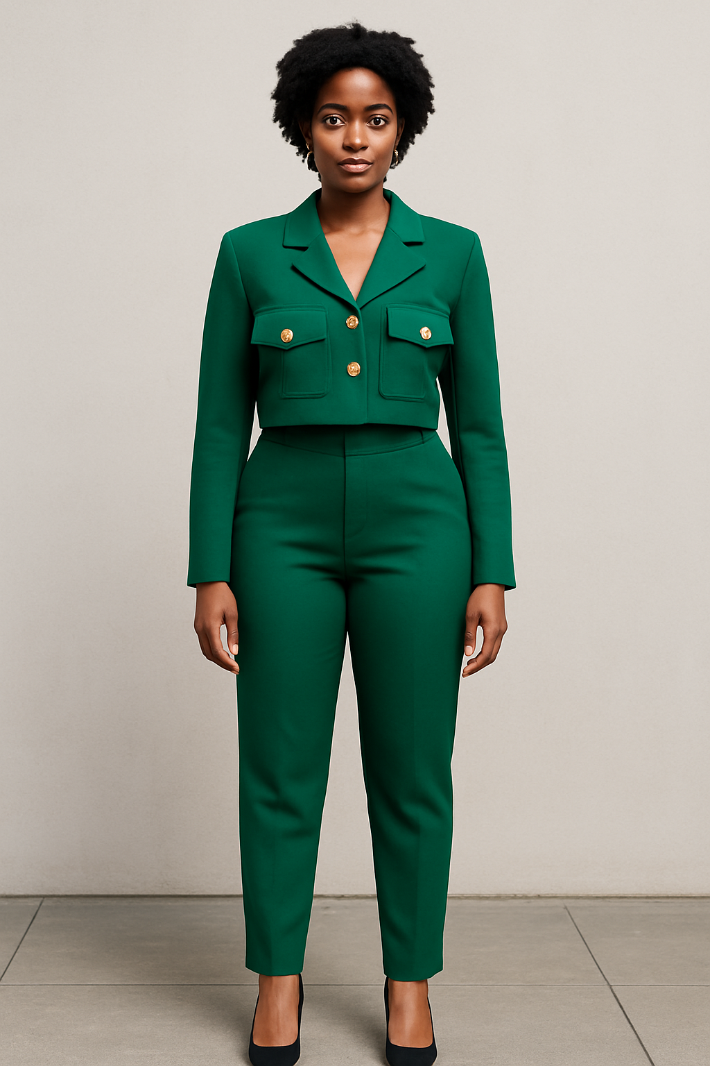 Gwiza Complete Green-Pantsuit 