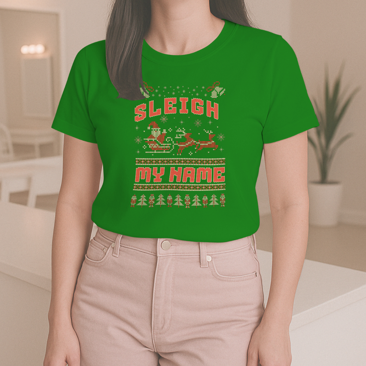 Sleigh My Name Christmas T-Shirt