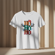 Festive 'Ho Ho Ho' Graphic T-Shirt