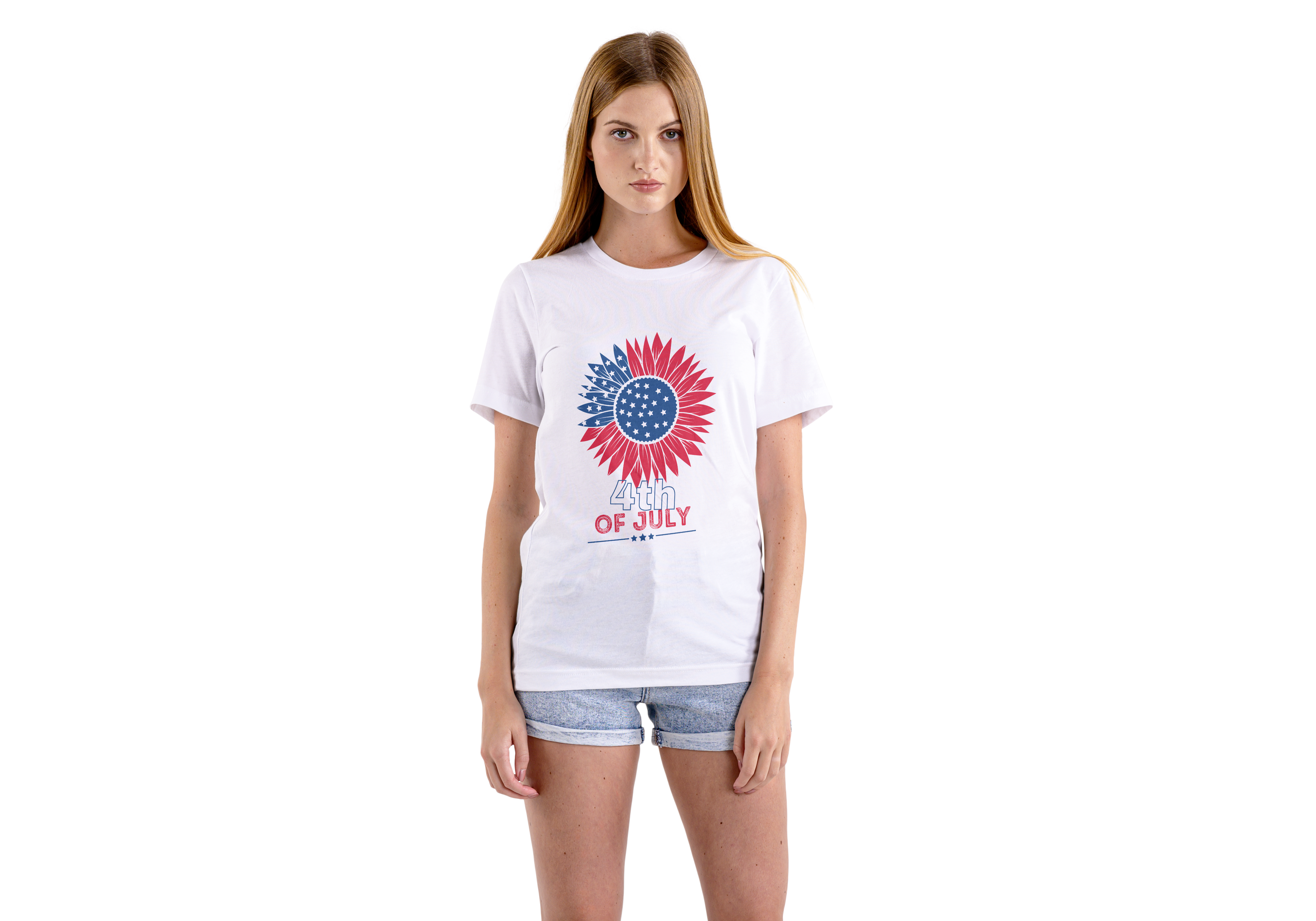 4th of July Sunflower T-Shirt