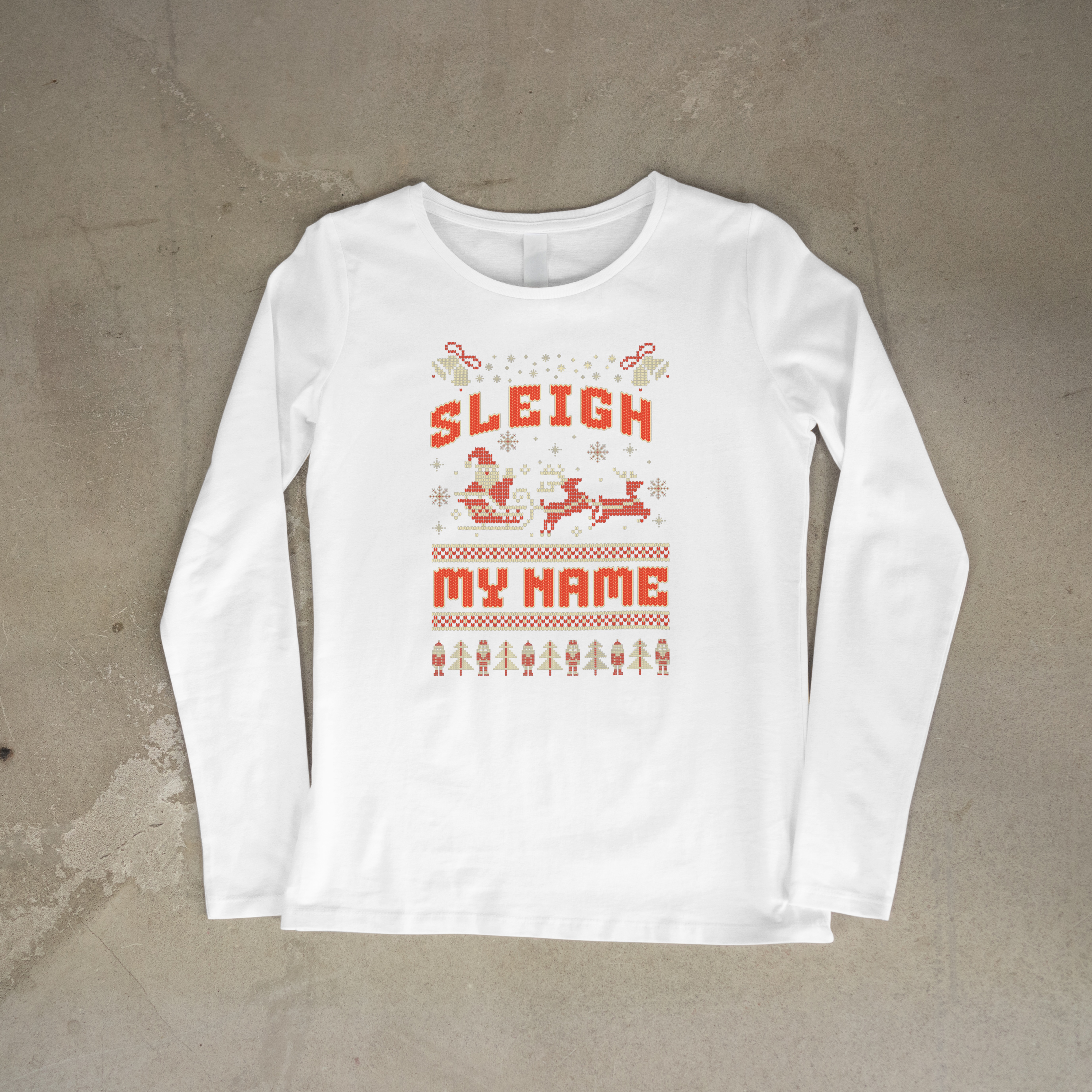 Christmas-themed Long Sleeve Shirt