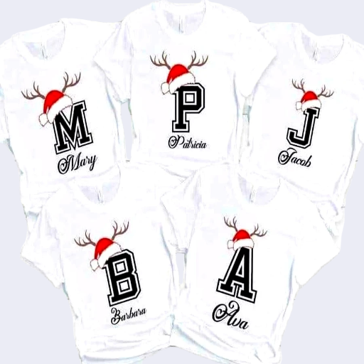 T-shirts personnalisés de Noël