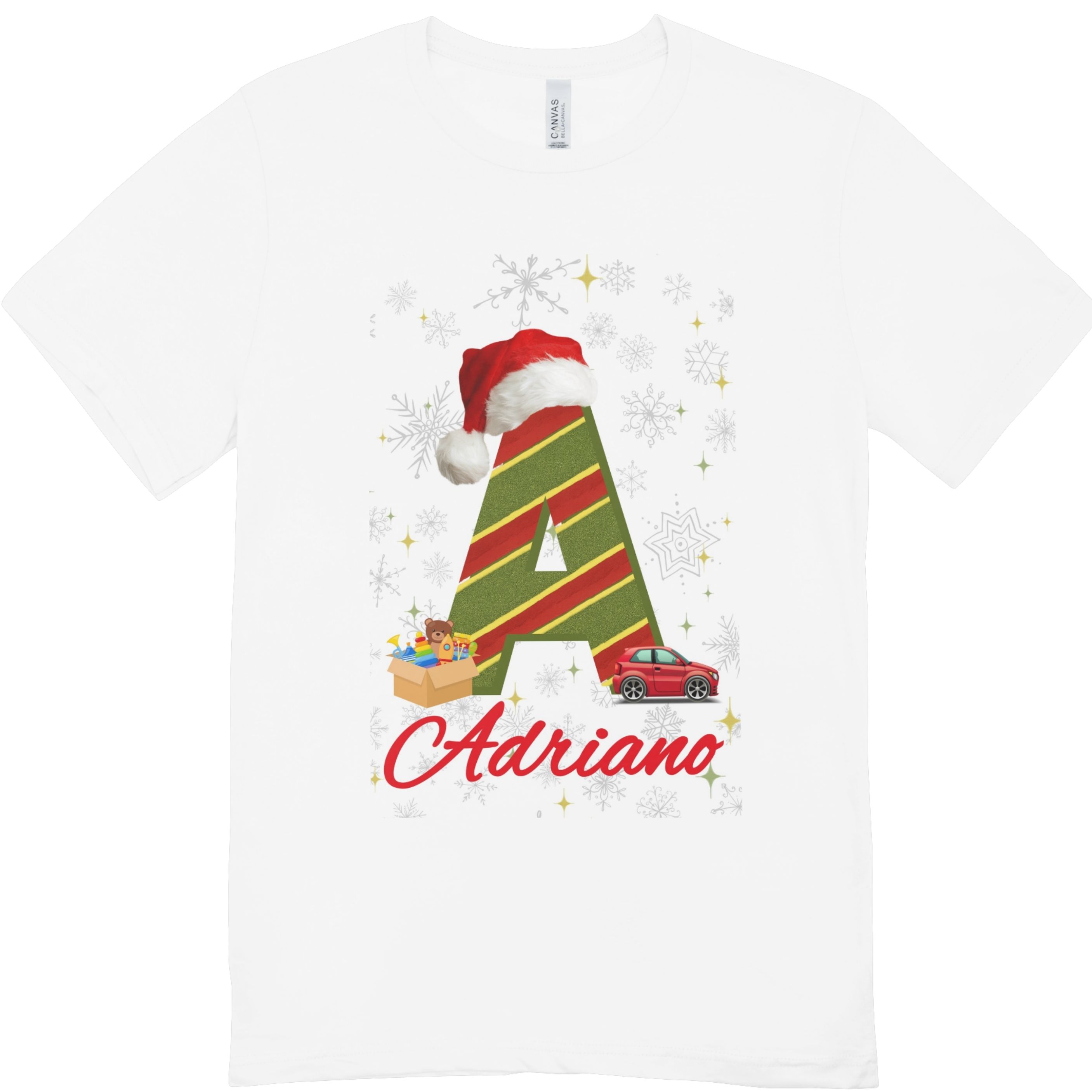T-shirt personnalisé Noël 'Adriano'