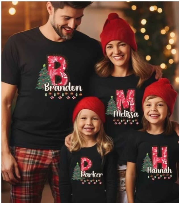 T-shirts de Noël personnalisés