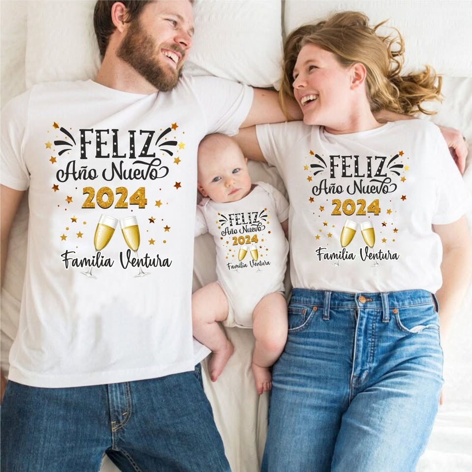 Ensemble de t-shirts personnalisés pour le Nouvel An