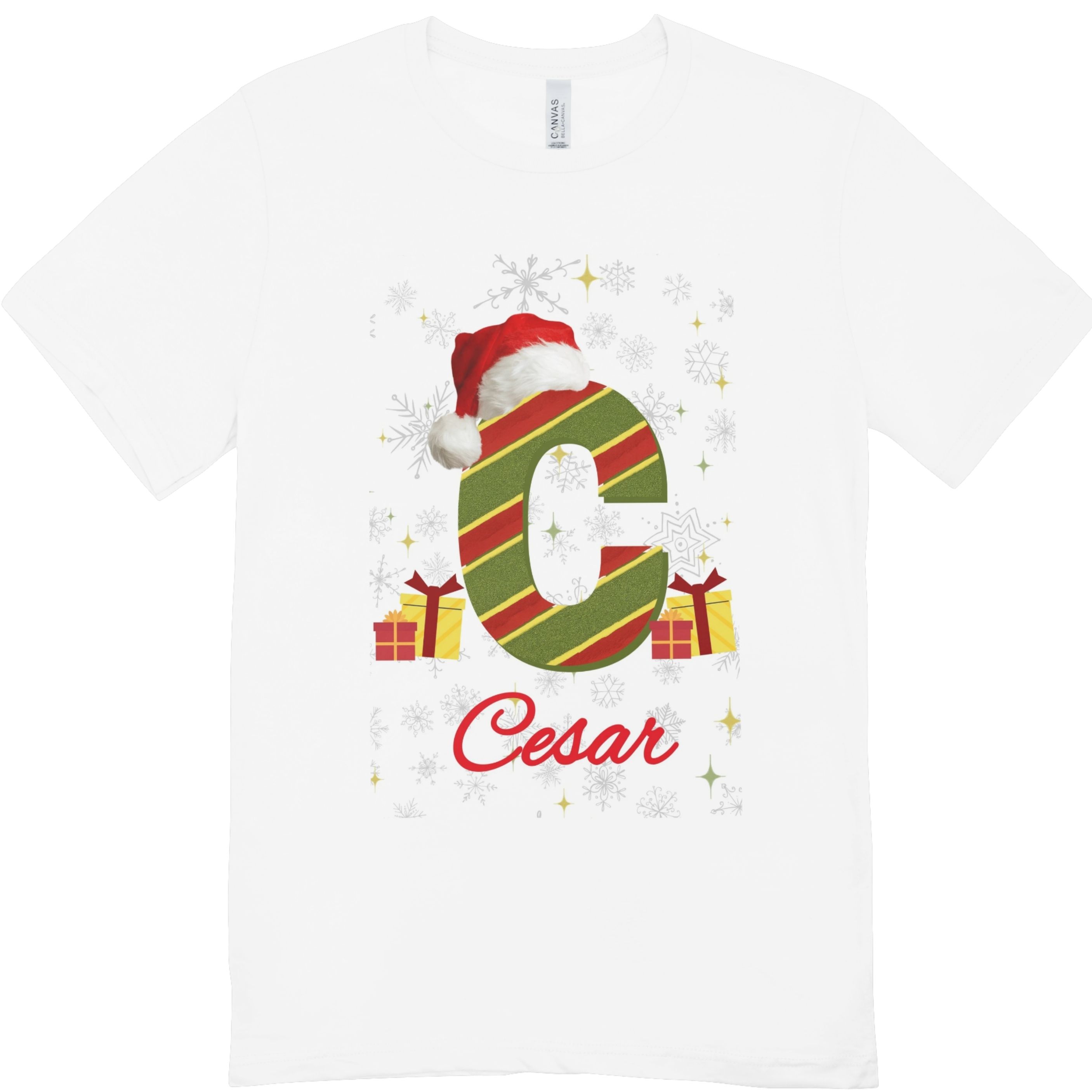 T-shirt personnalisé Noël 'Adriano'