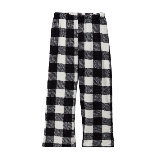 Pyjama de Noël Personnalisé pour Toute la Famille + Pantalon à Carreaux Noir et Blanc