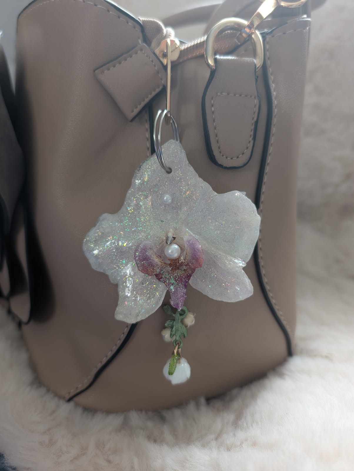 Porte Clé "Éclat de Muguet"