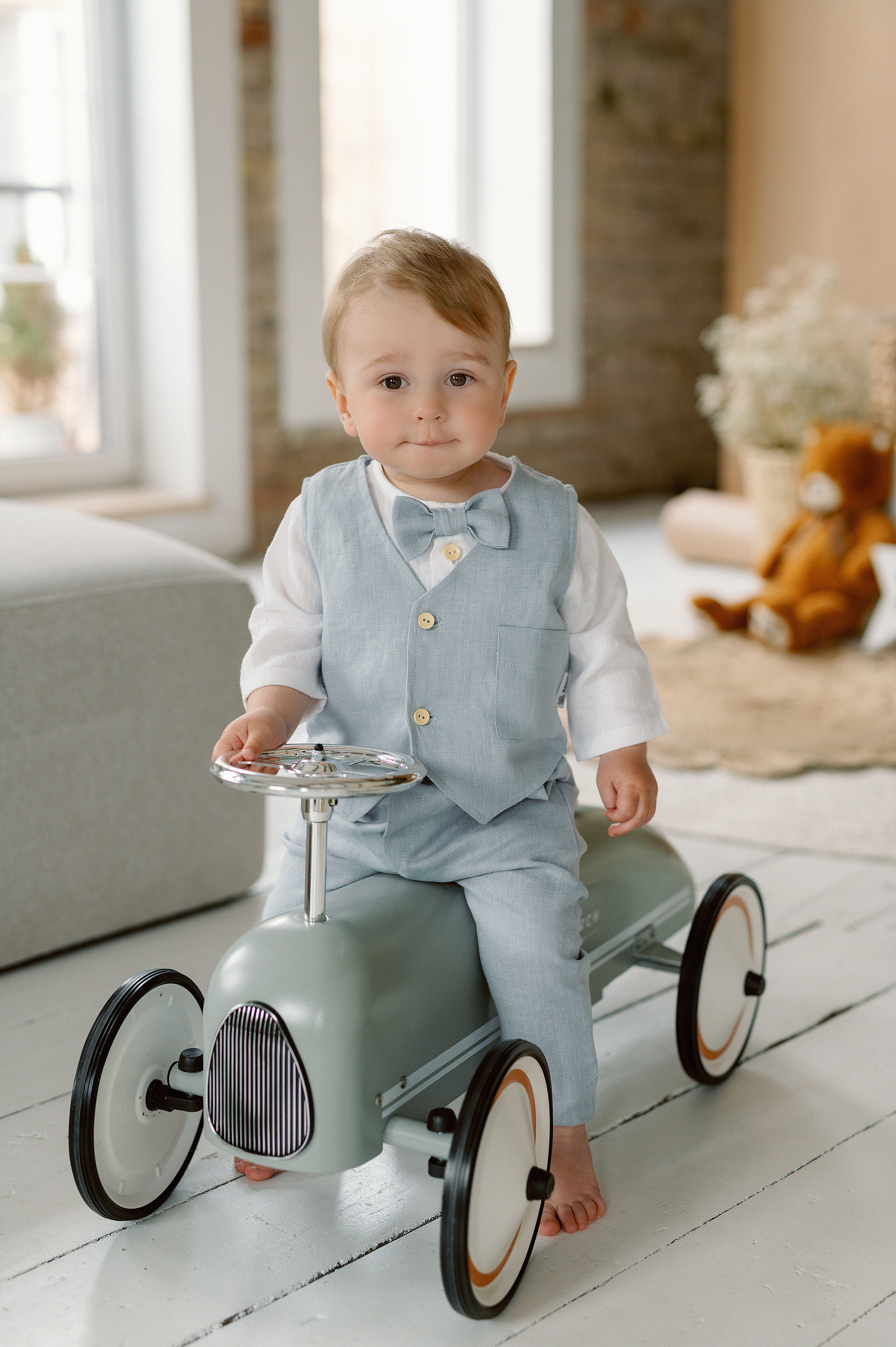 Krikšto kostiumėlis berniukui "Jokūbas" (4dalių)