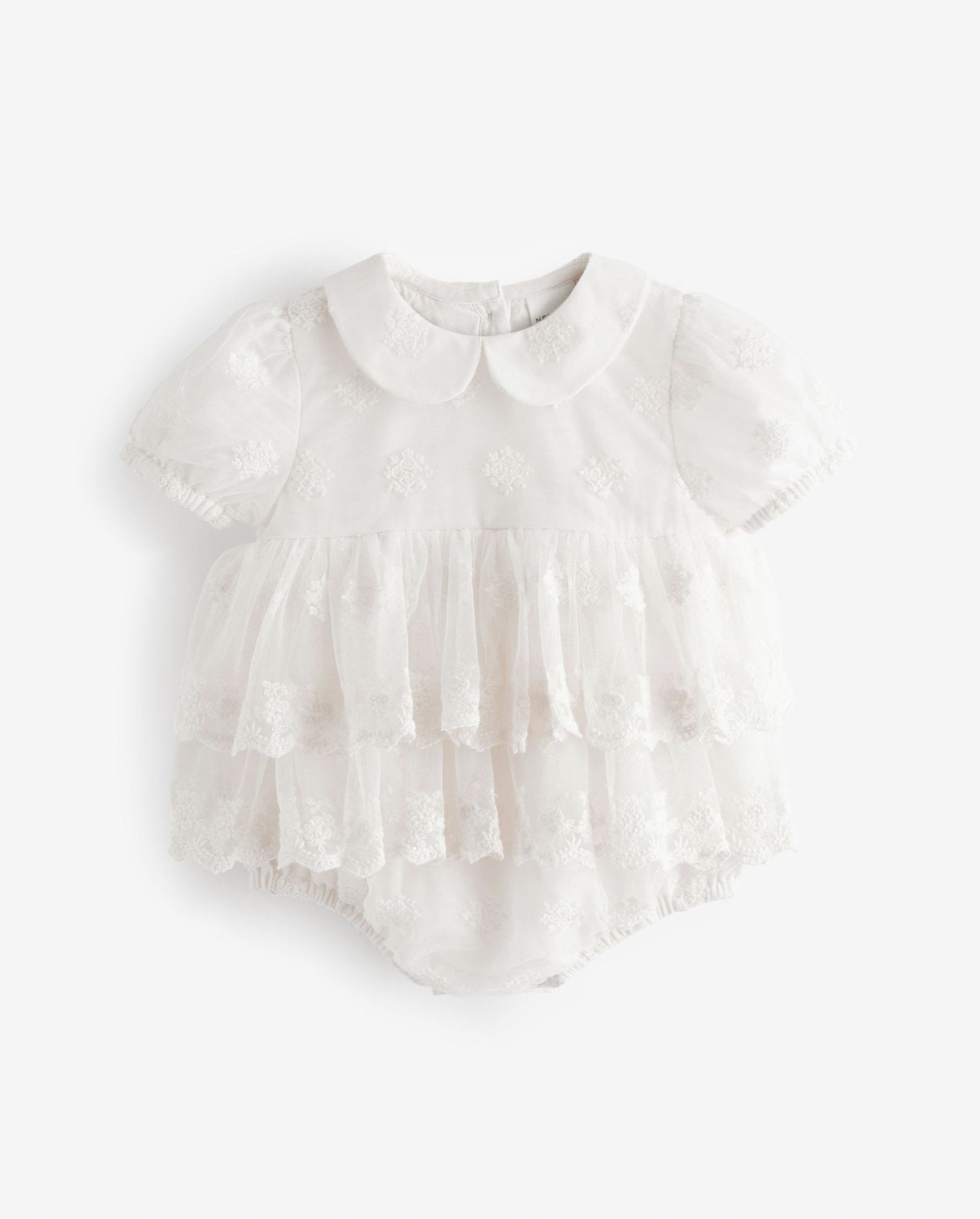 Krikšto suknelė - romperis kūdikiui