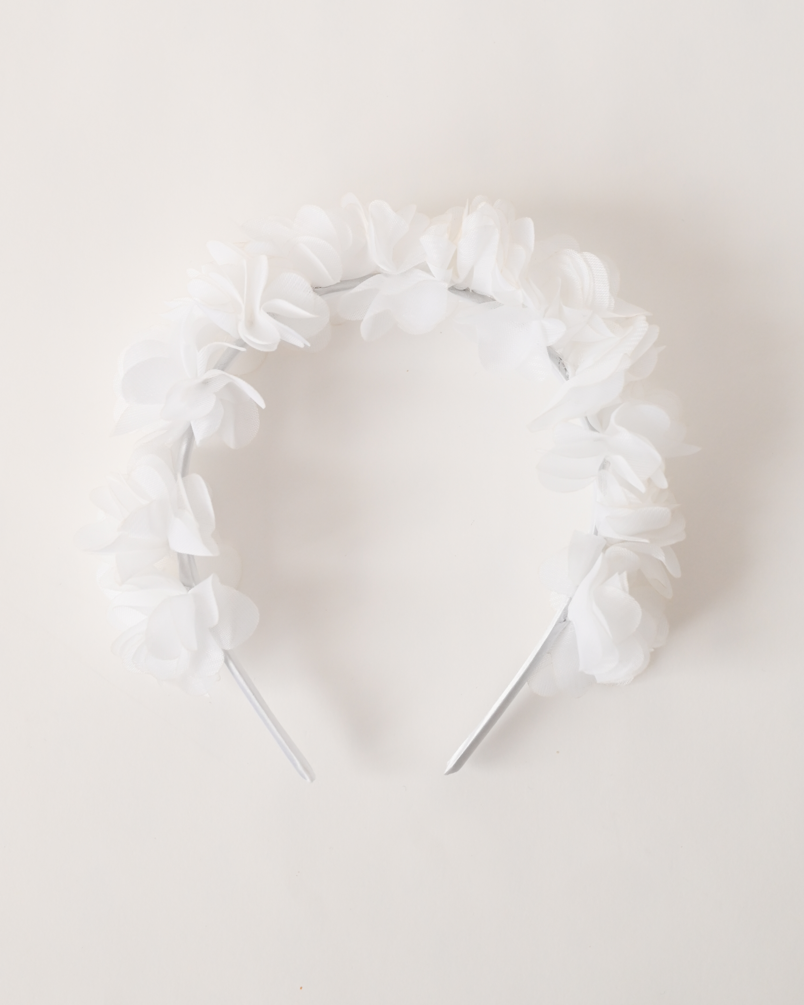 Plaukų lankelis "Beatričė" (baltas) 