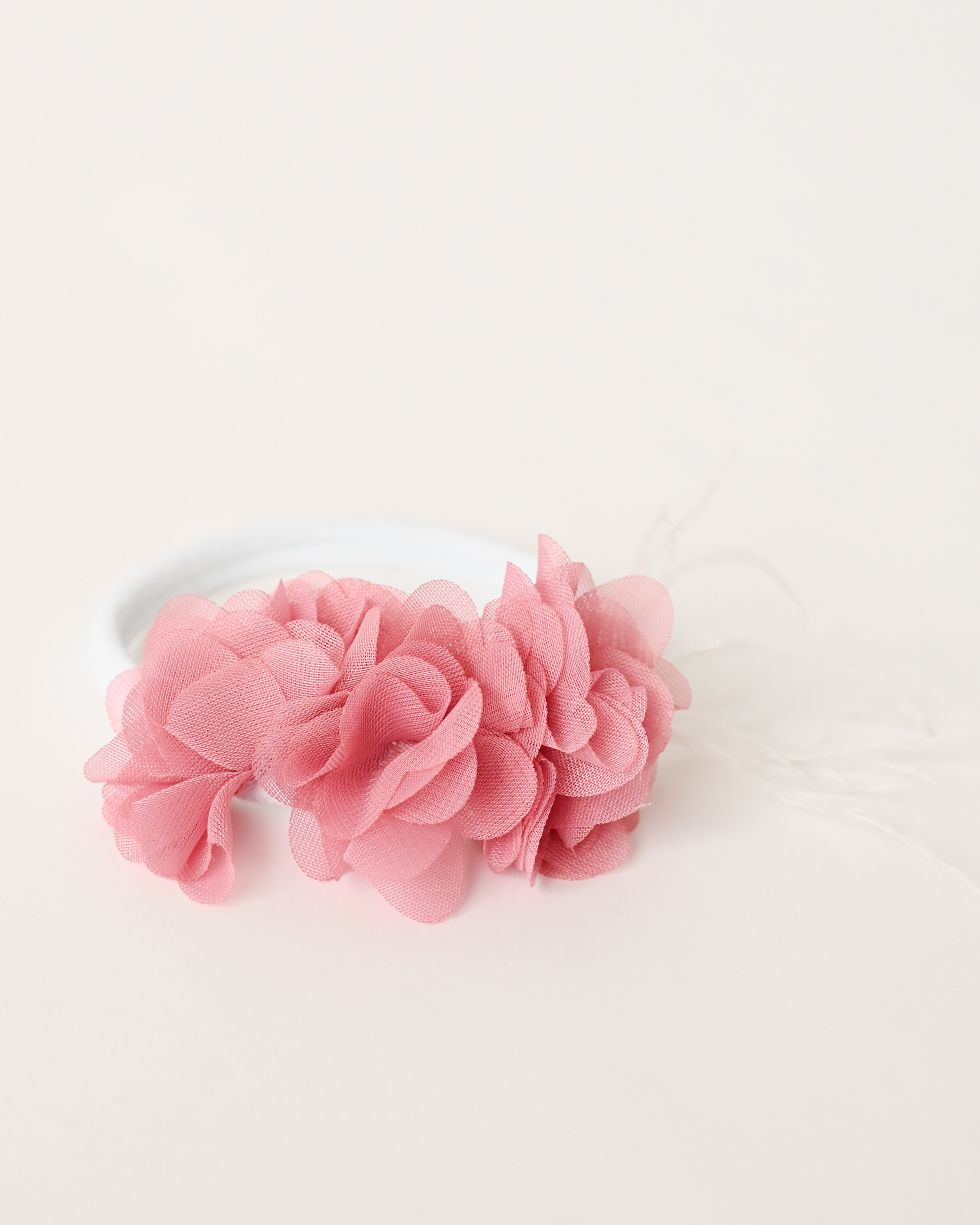 Galvajuostė kūdikiui "Beatričė" (rausva) 