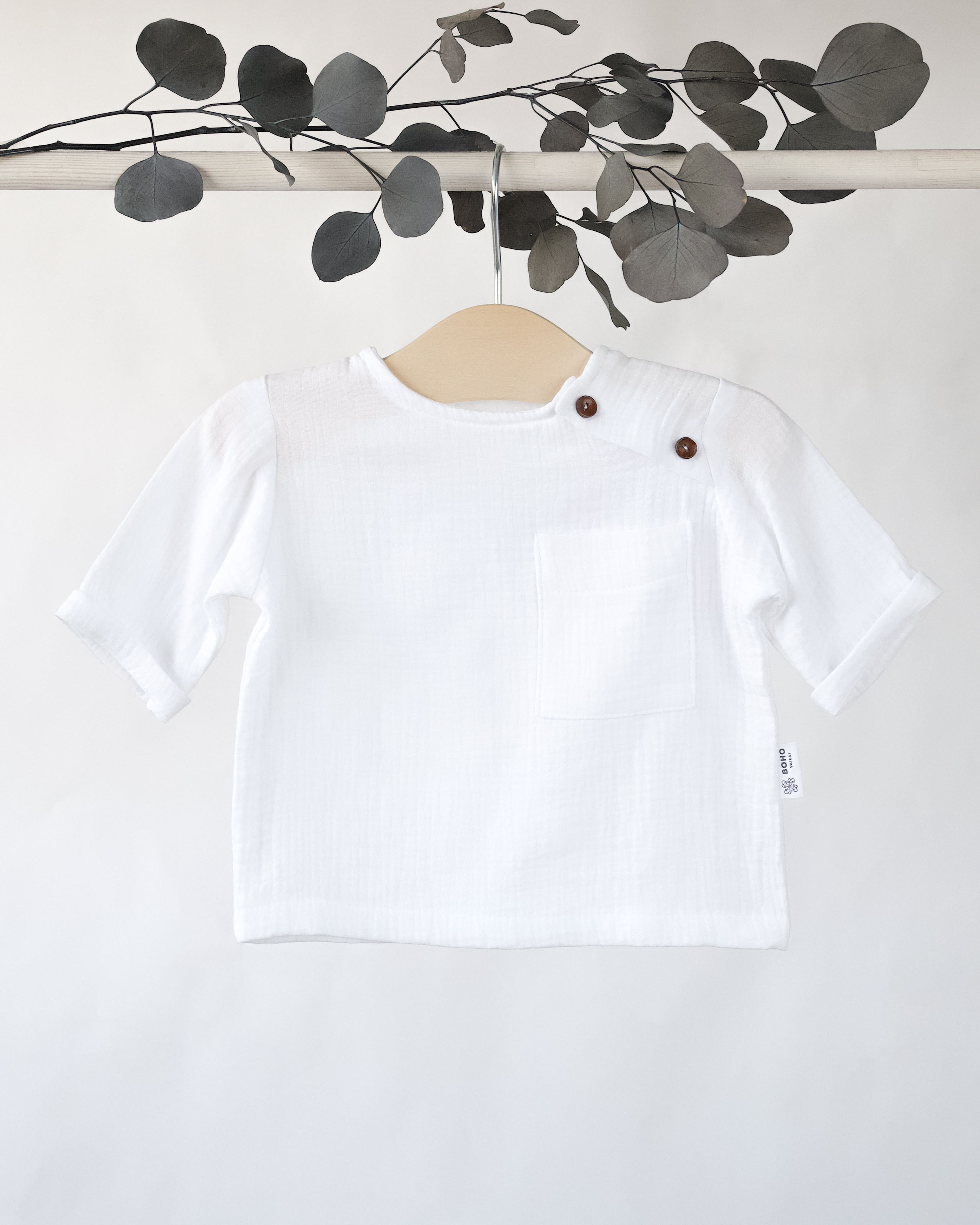 Kostiumėlis berniukui su muslino marškiniais "Baltaramiejus" 