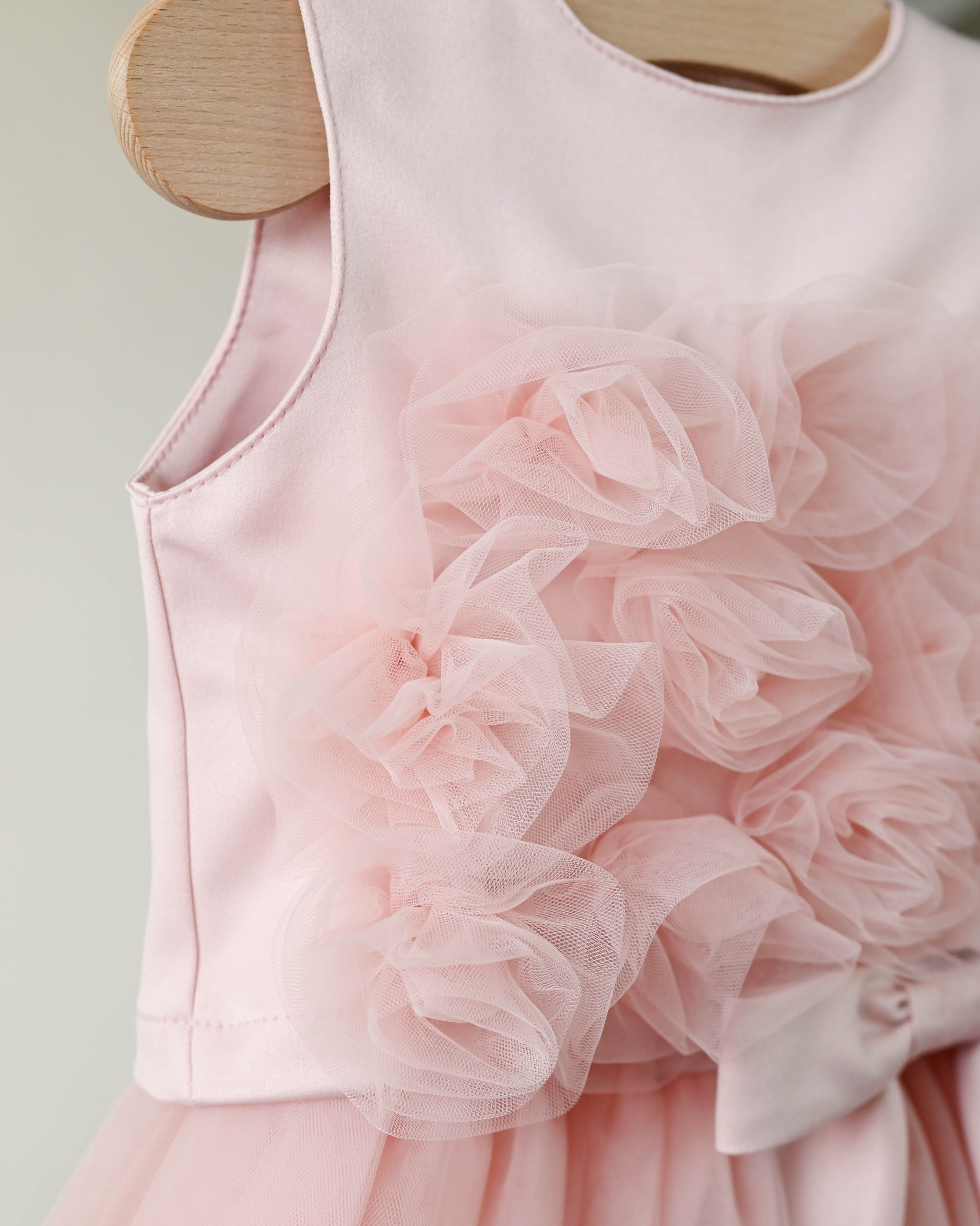 Puošnus dviejų dalių komplektas mergaitei "Luizė" (rausvas)